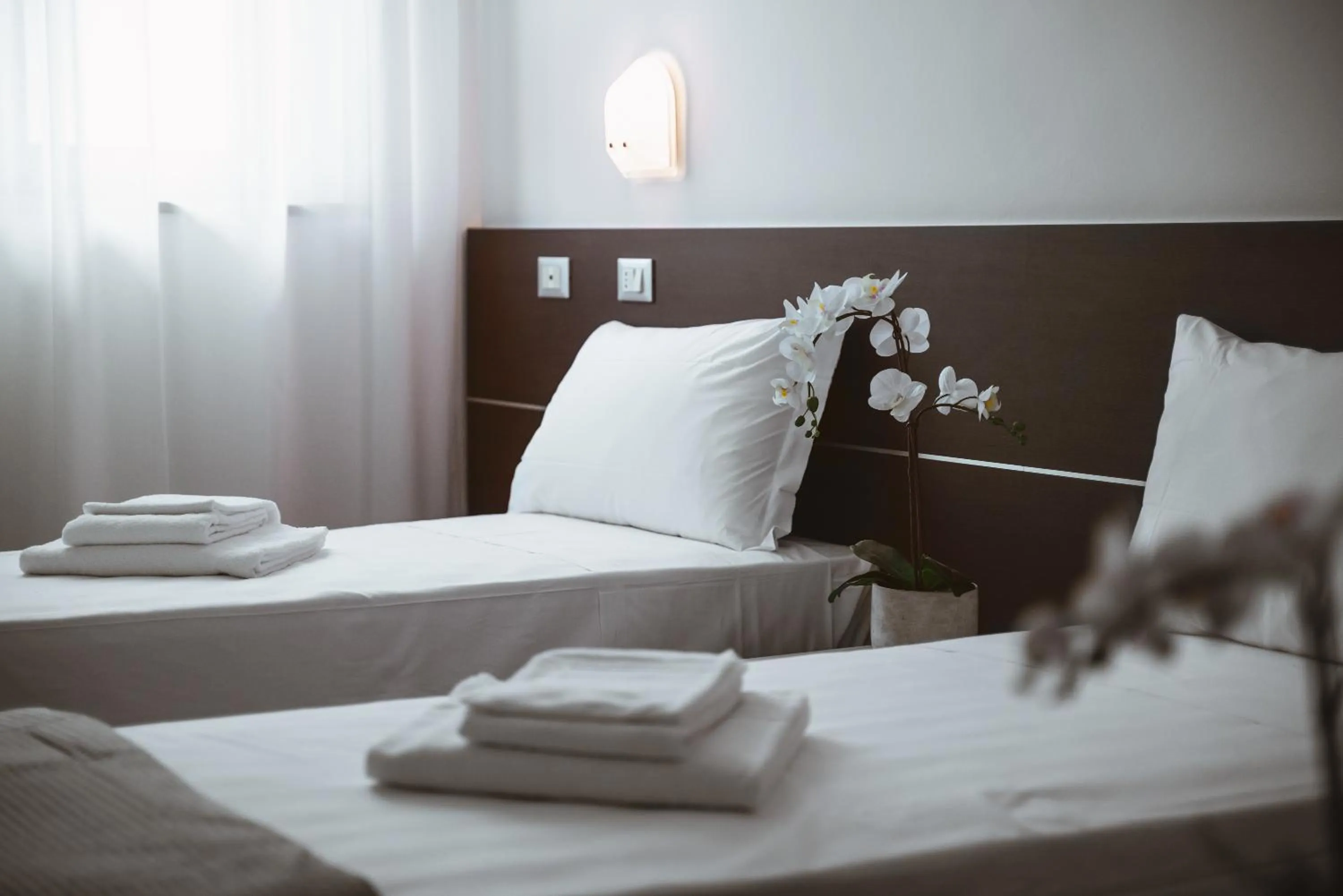 Bed in Albergo Commercio