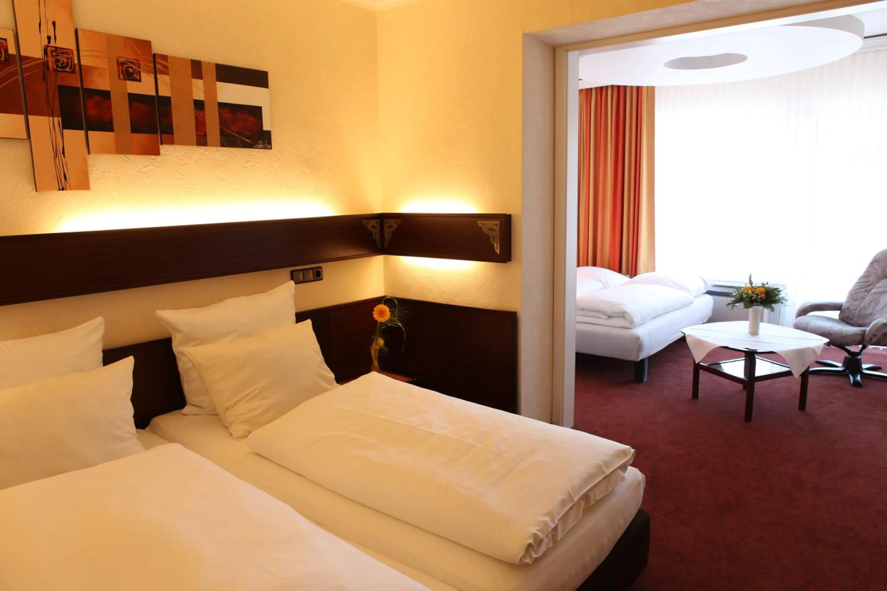 Bed in Akzent Hotel Oberhausen