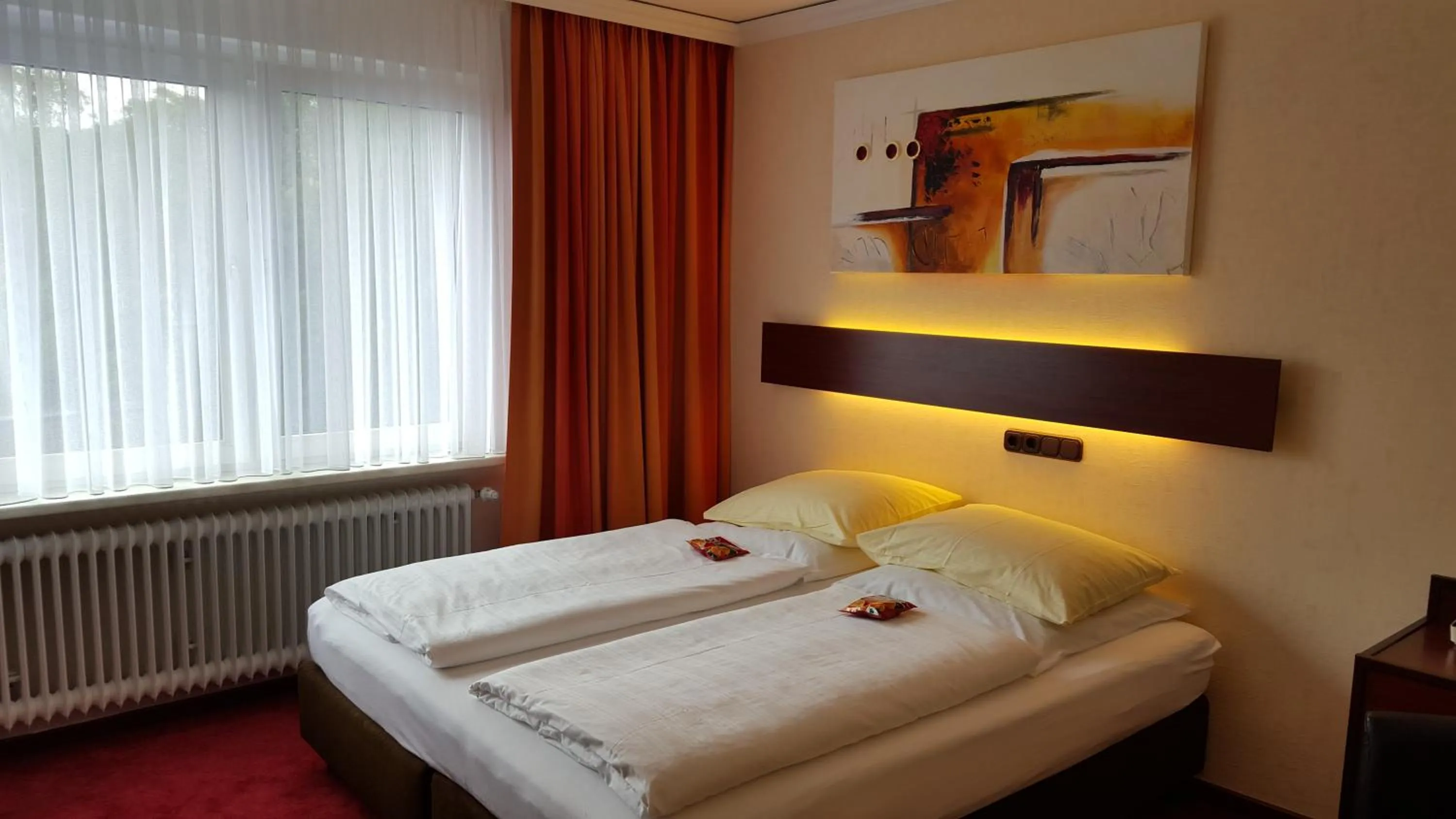 Bed in Akzent Hotel Oberhausen