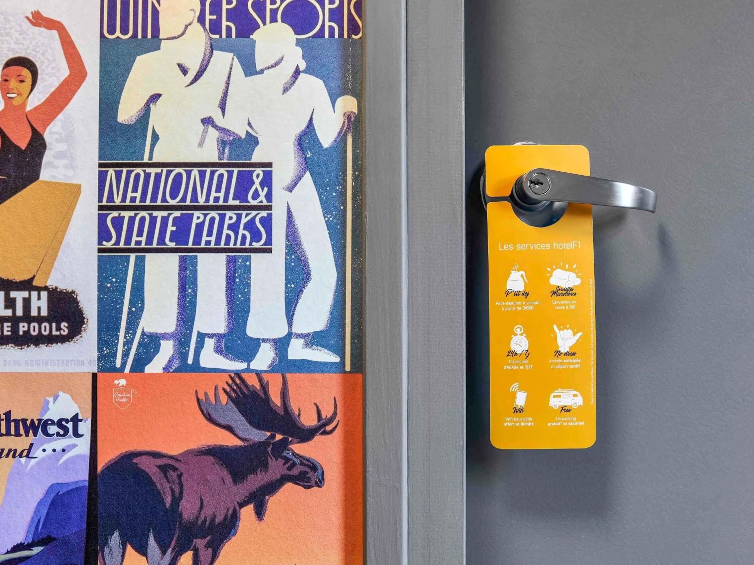 Bedroom in hotelF1 Lille Metropole