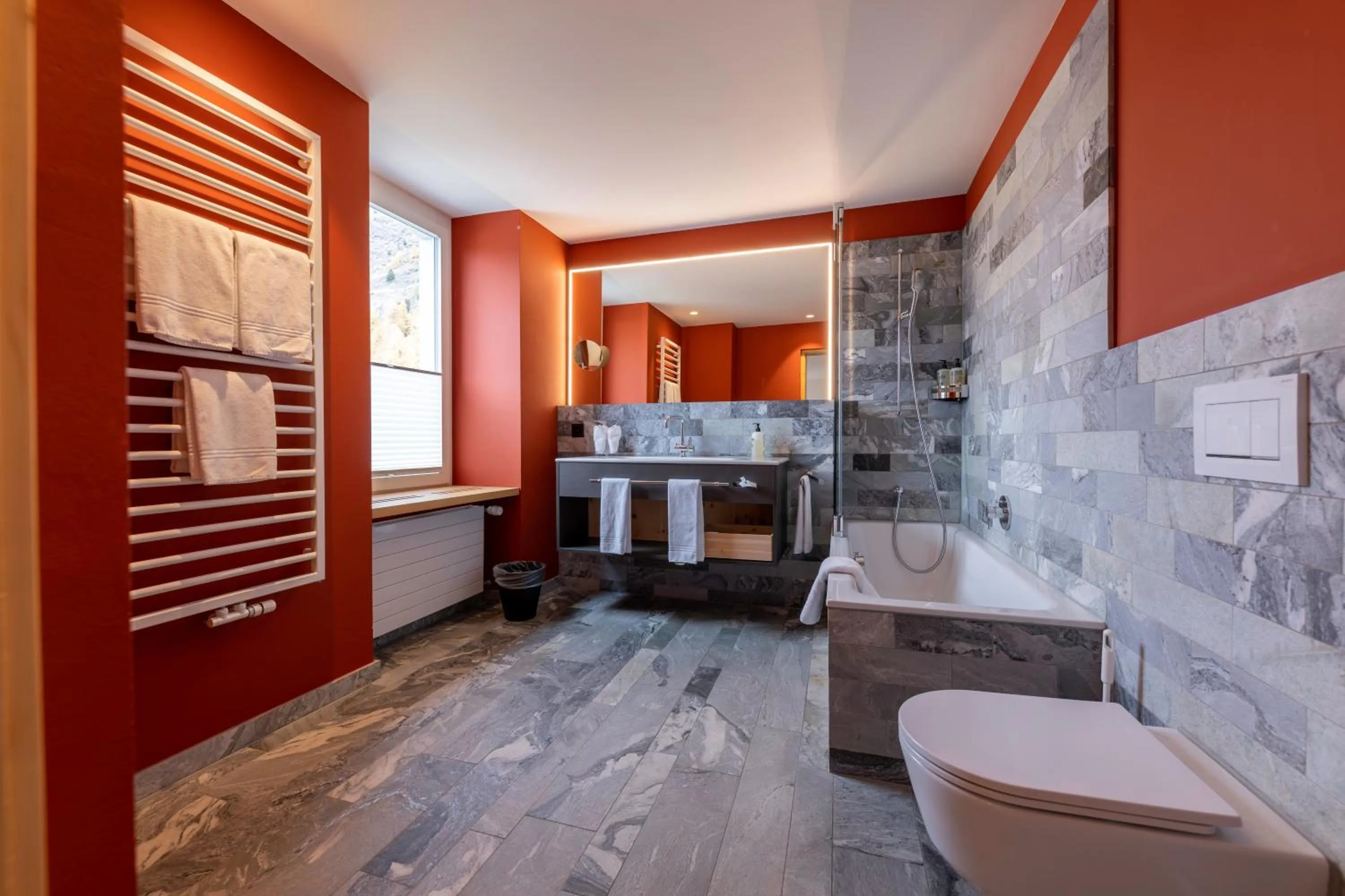 Bathroom in Sporthotel Pontresina