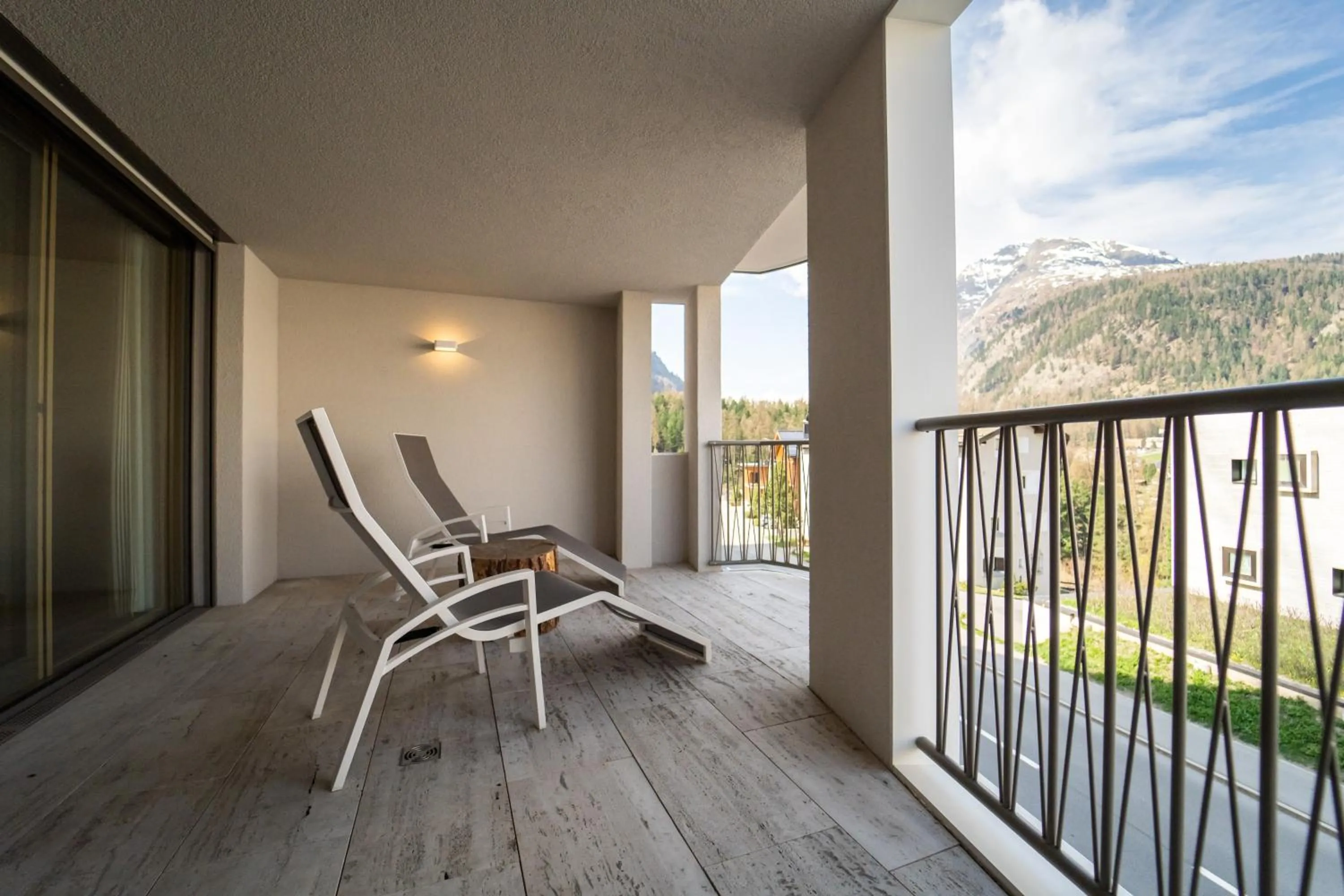 Balcony/Terrace in Sporthotel Pontresina