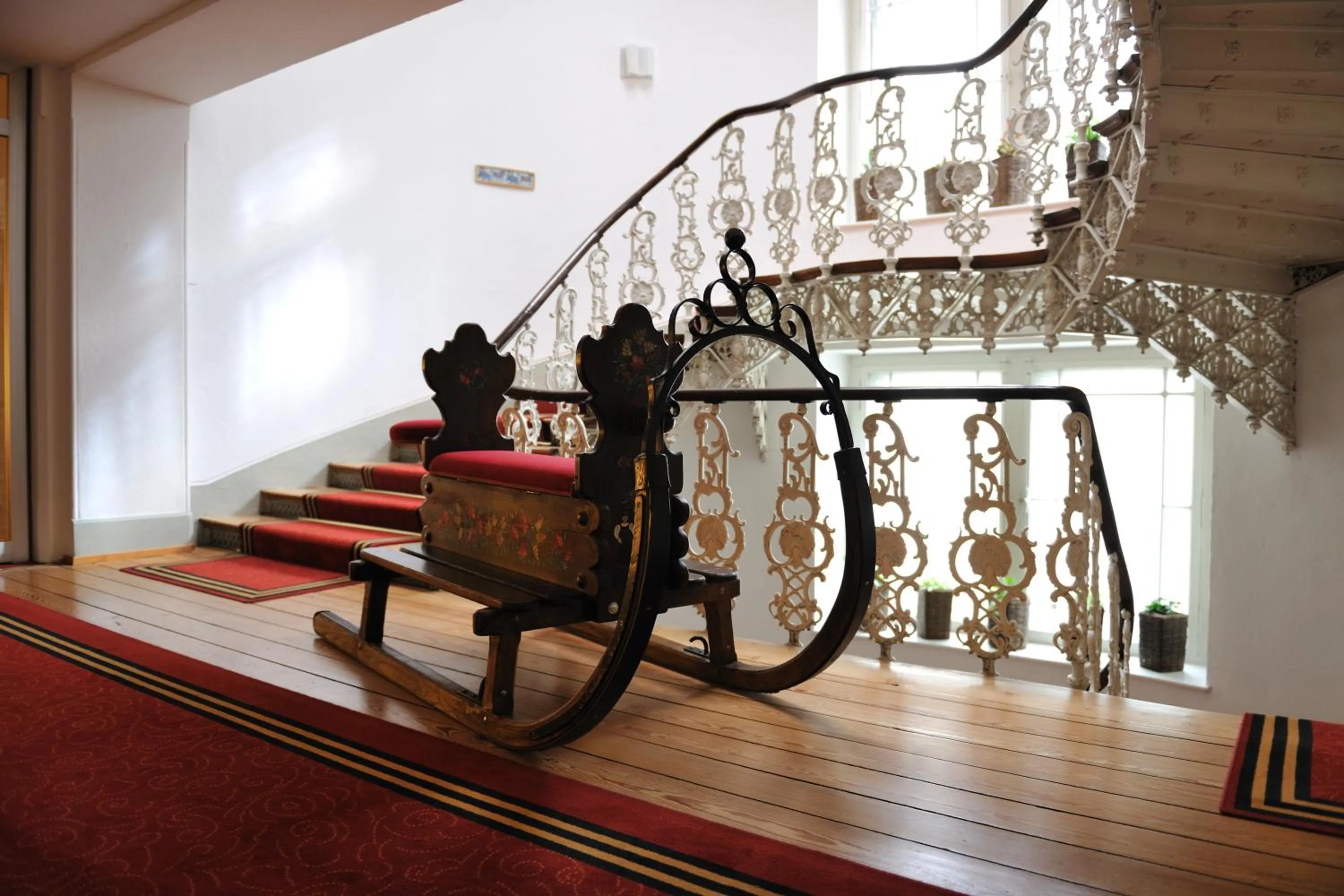 Lobby or reception in Sporthotel Pontresina