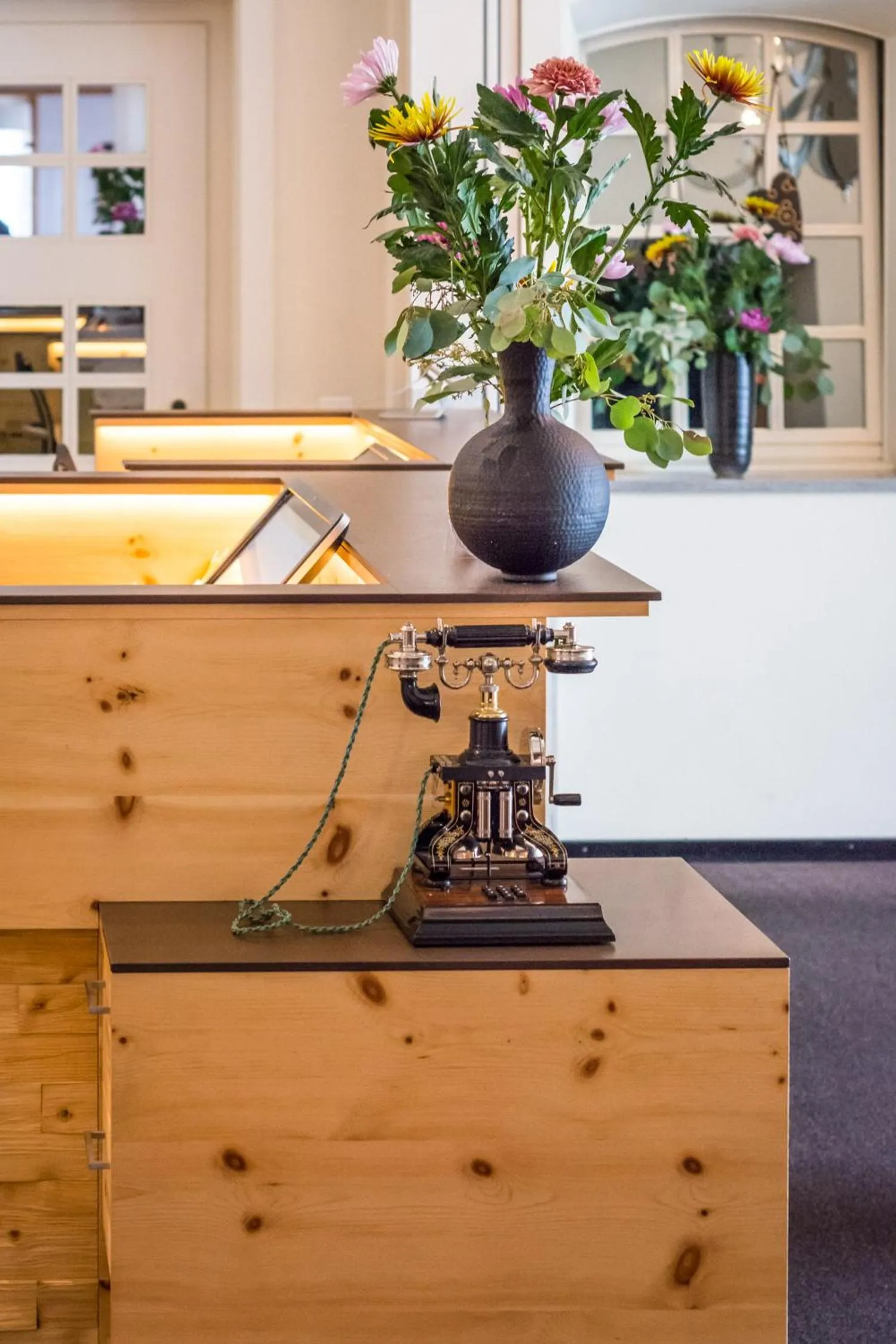 Lobby or reception in Sporthotel Pontresina