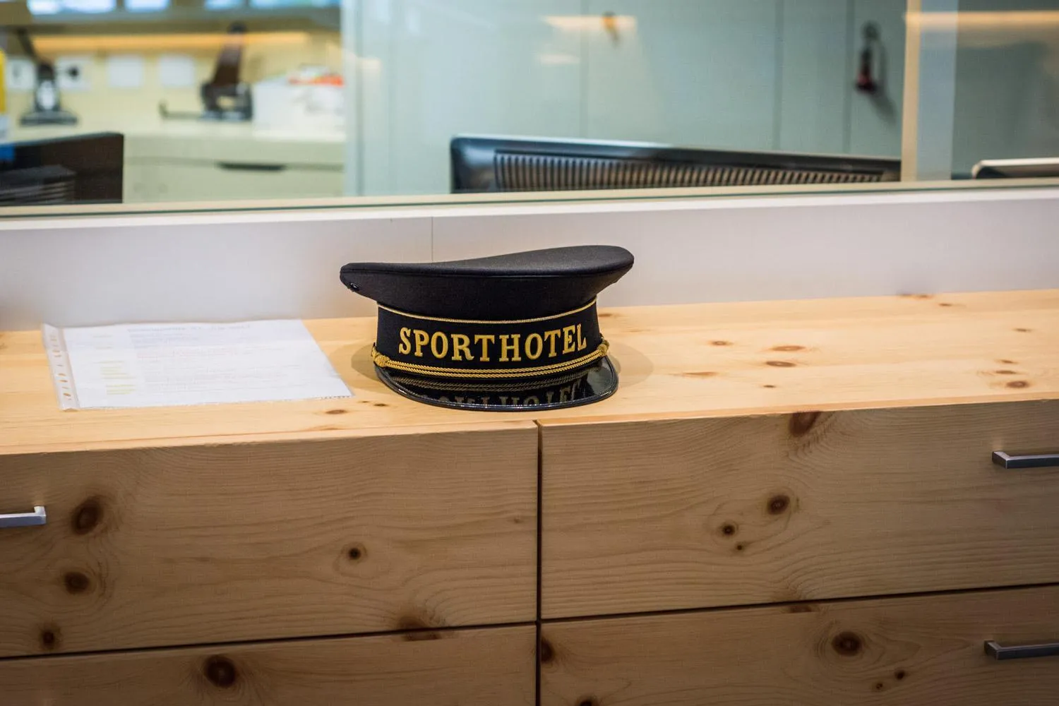 Decorative detail in Sporthotel Pontresina