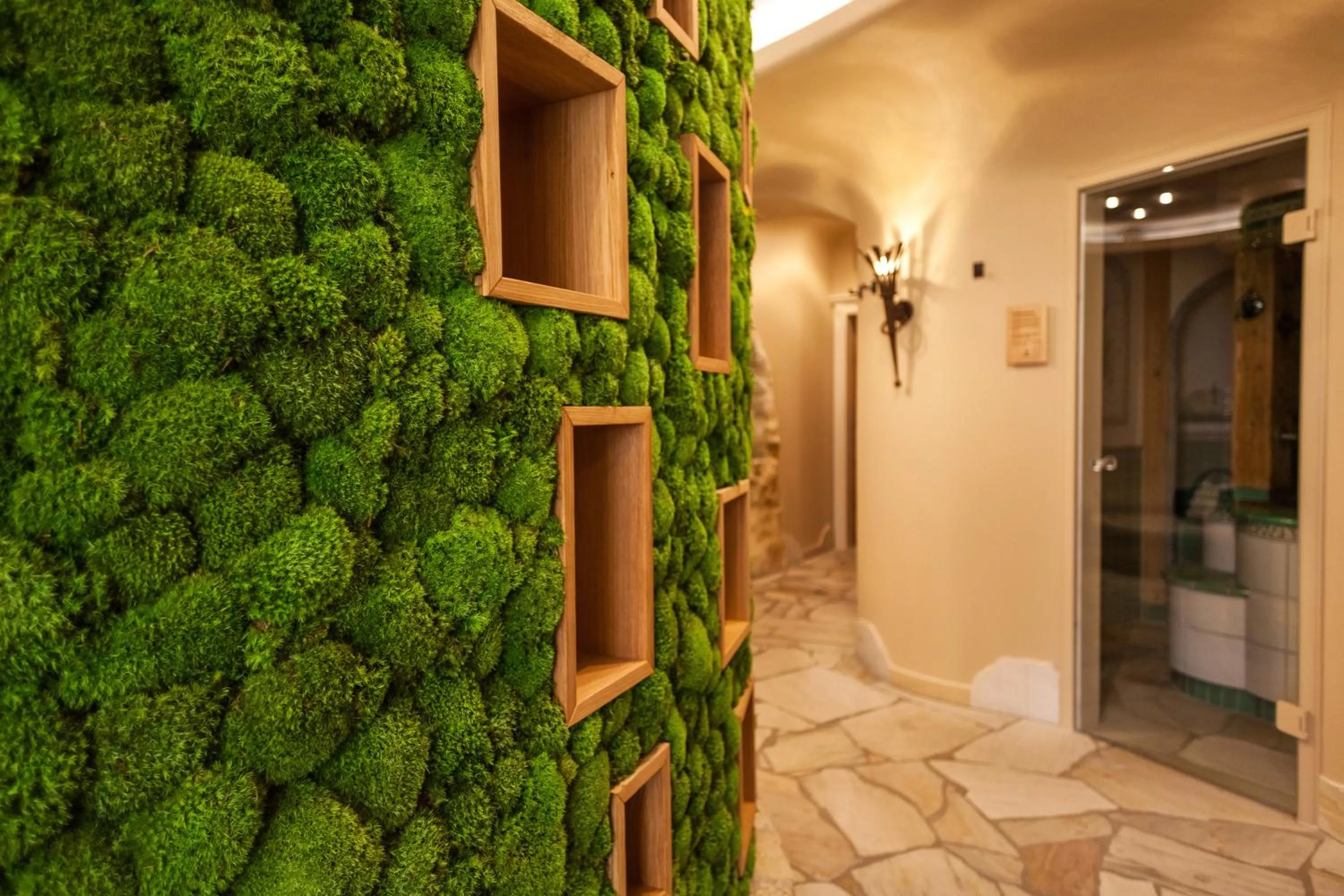 Sauna in BelArosa Suiten & Wellness