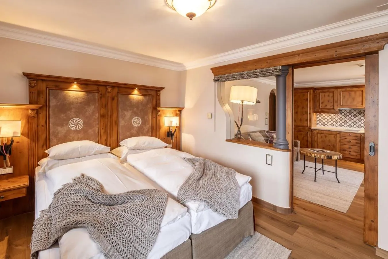 Bed in BelArosa Suiten & Wellness