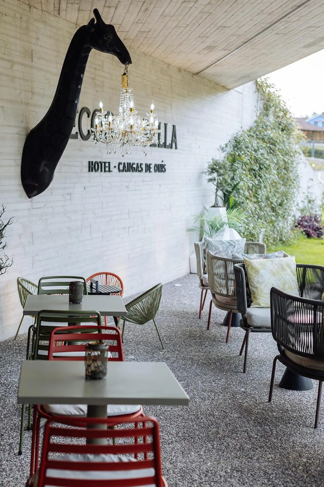 Balcony/Terrace in Hotel Ecos del Sella