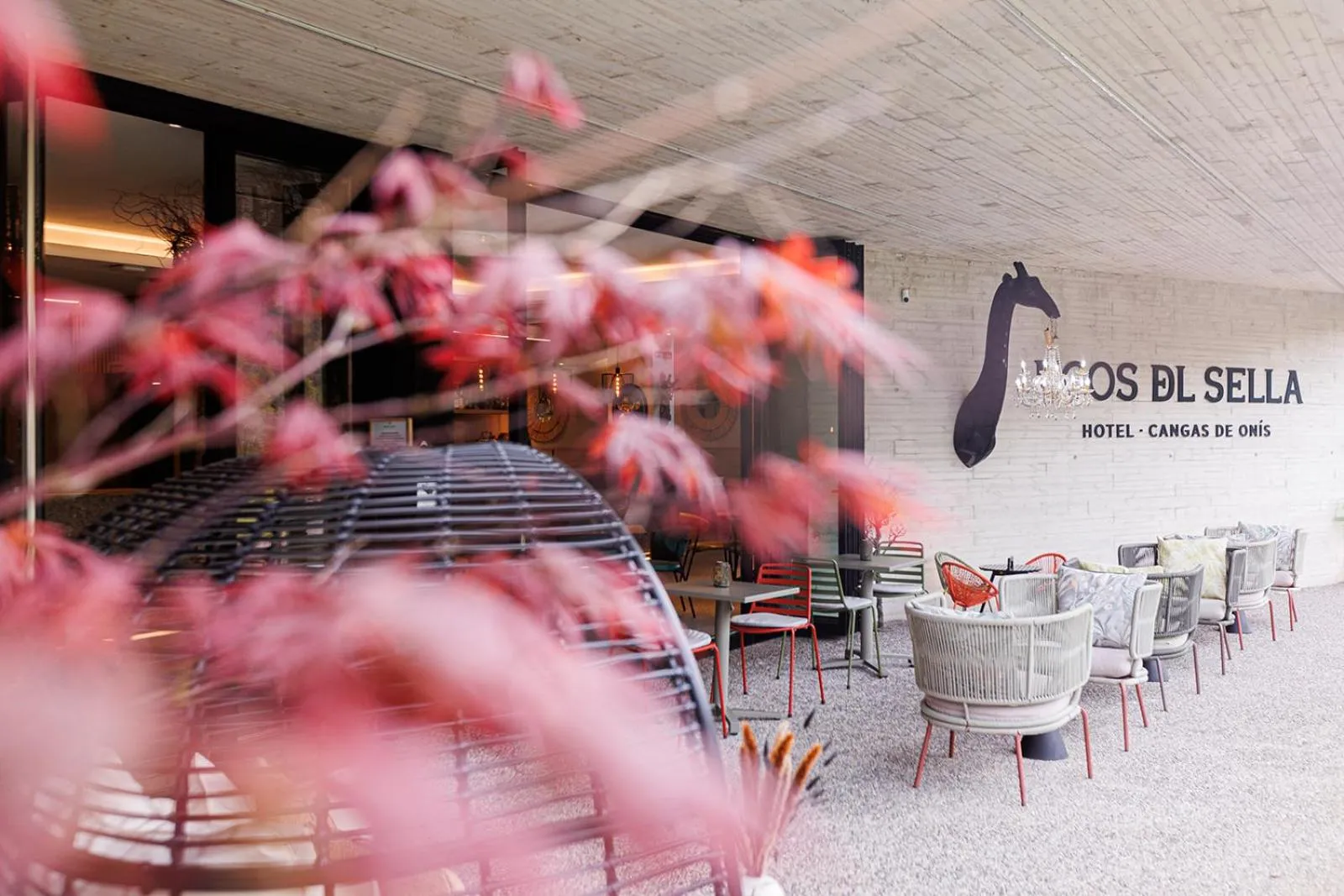 Balcony/Terrace in Hotel Ecos del Sella