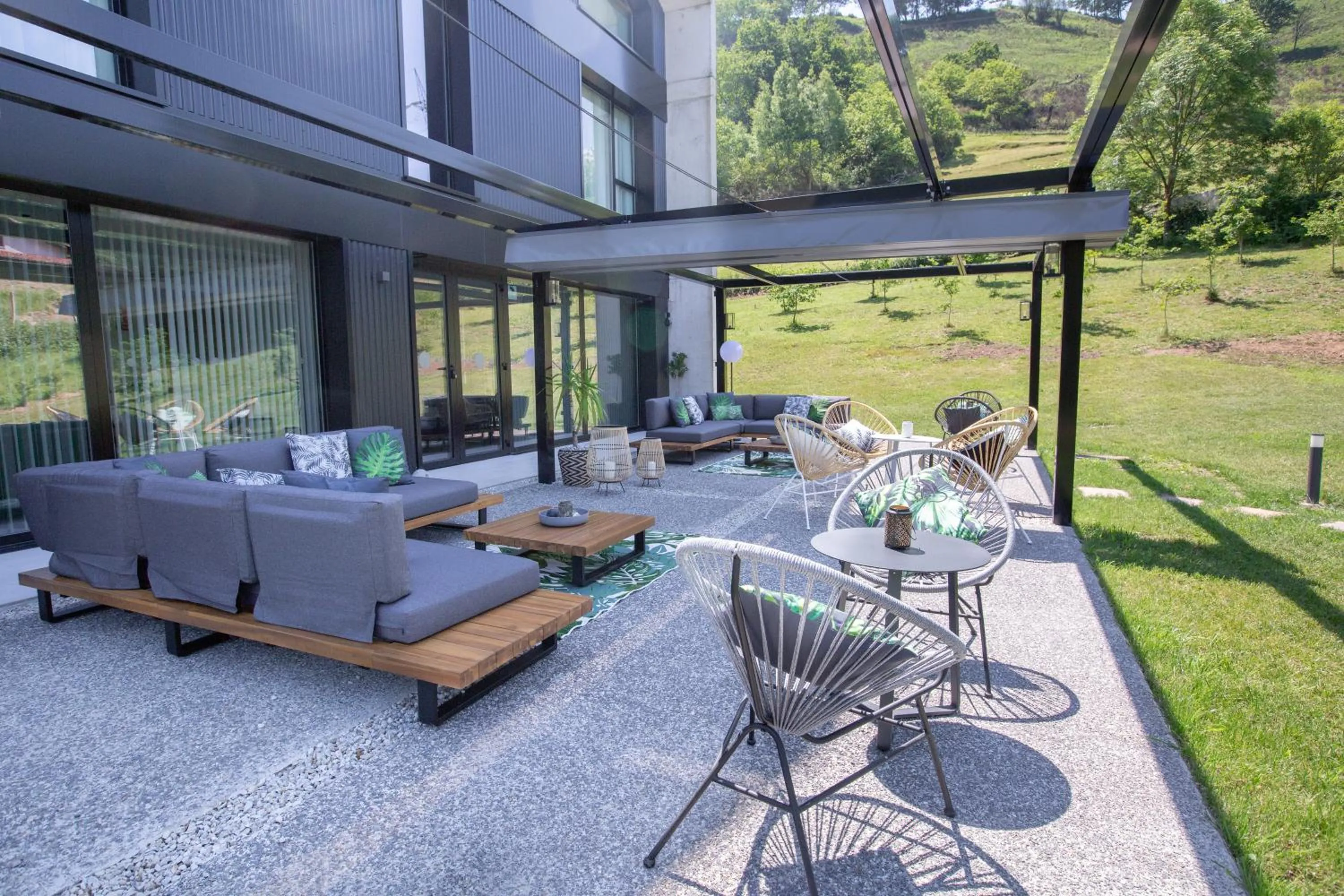 Balcony/Terrace in Hotel Ecos del Sella