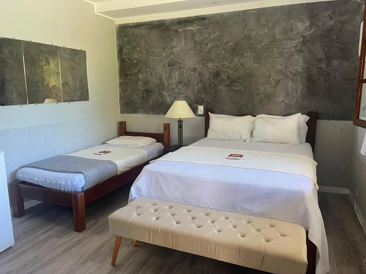 Bed in Pousada do Suiço