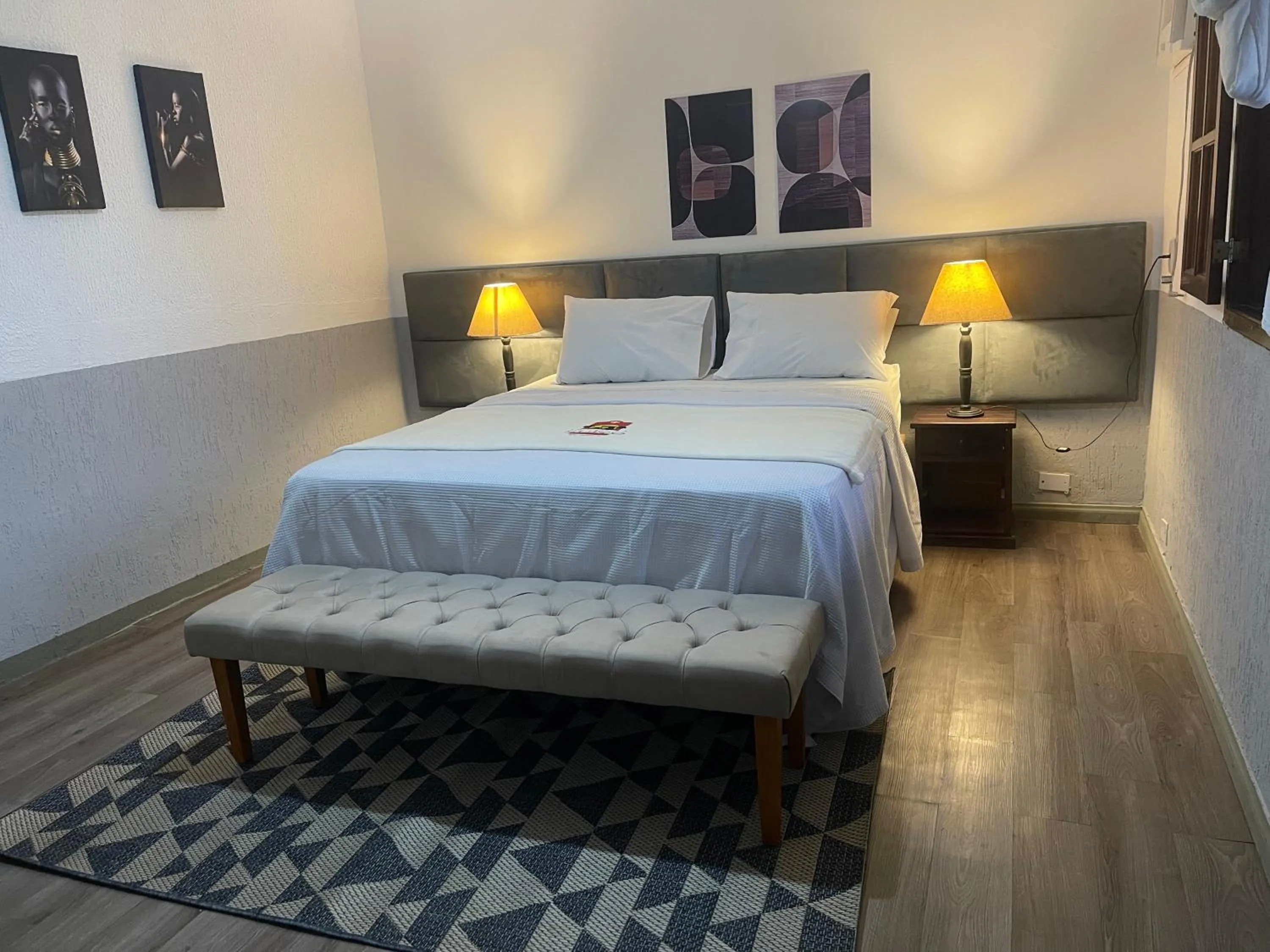 Bed in Pousada do Suiço