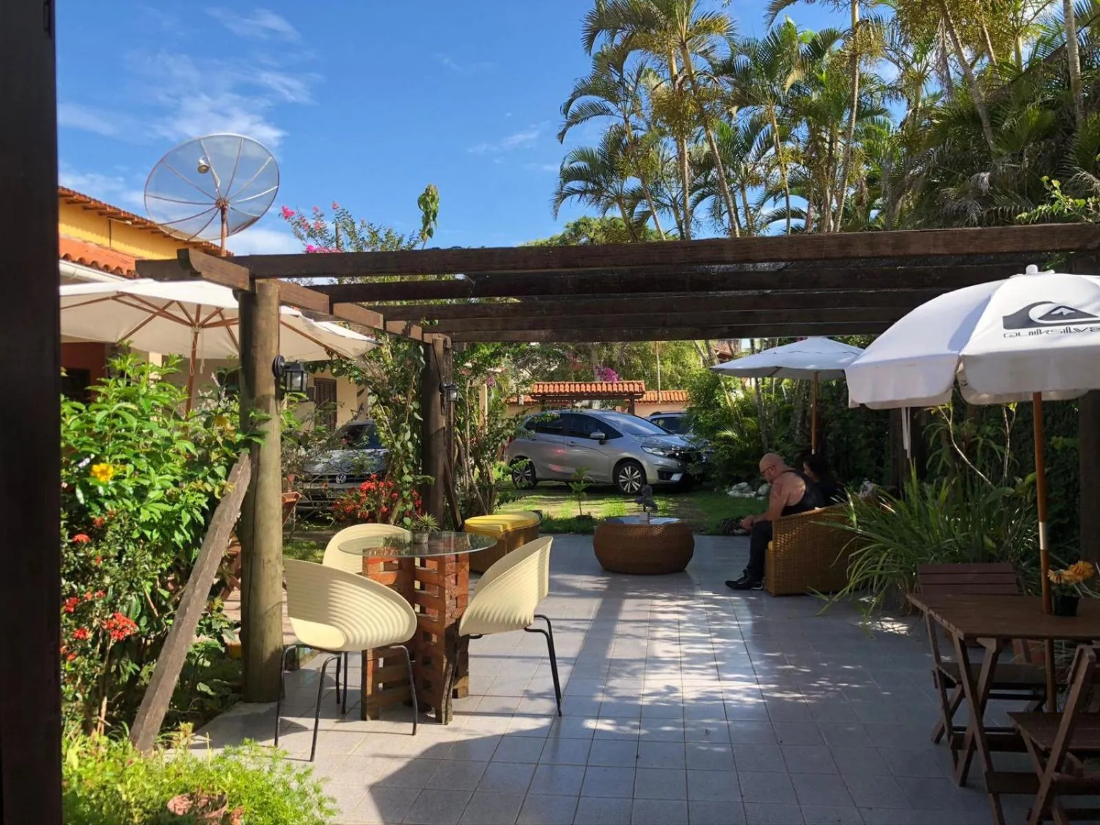 Patio in Pousada do Suiço