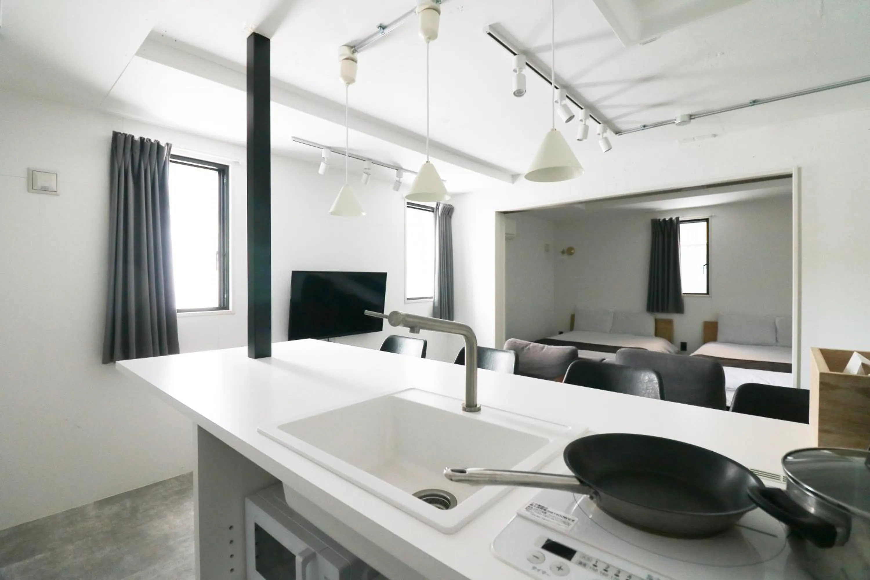 Kitchen or kitchenette in HOTEL WHEAT WACCA