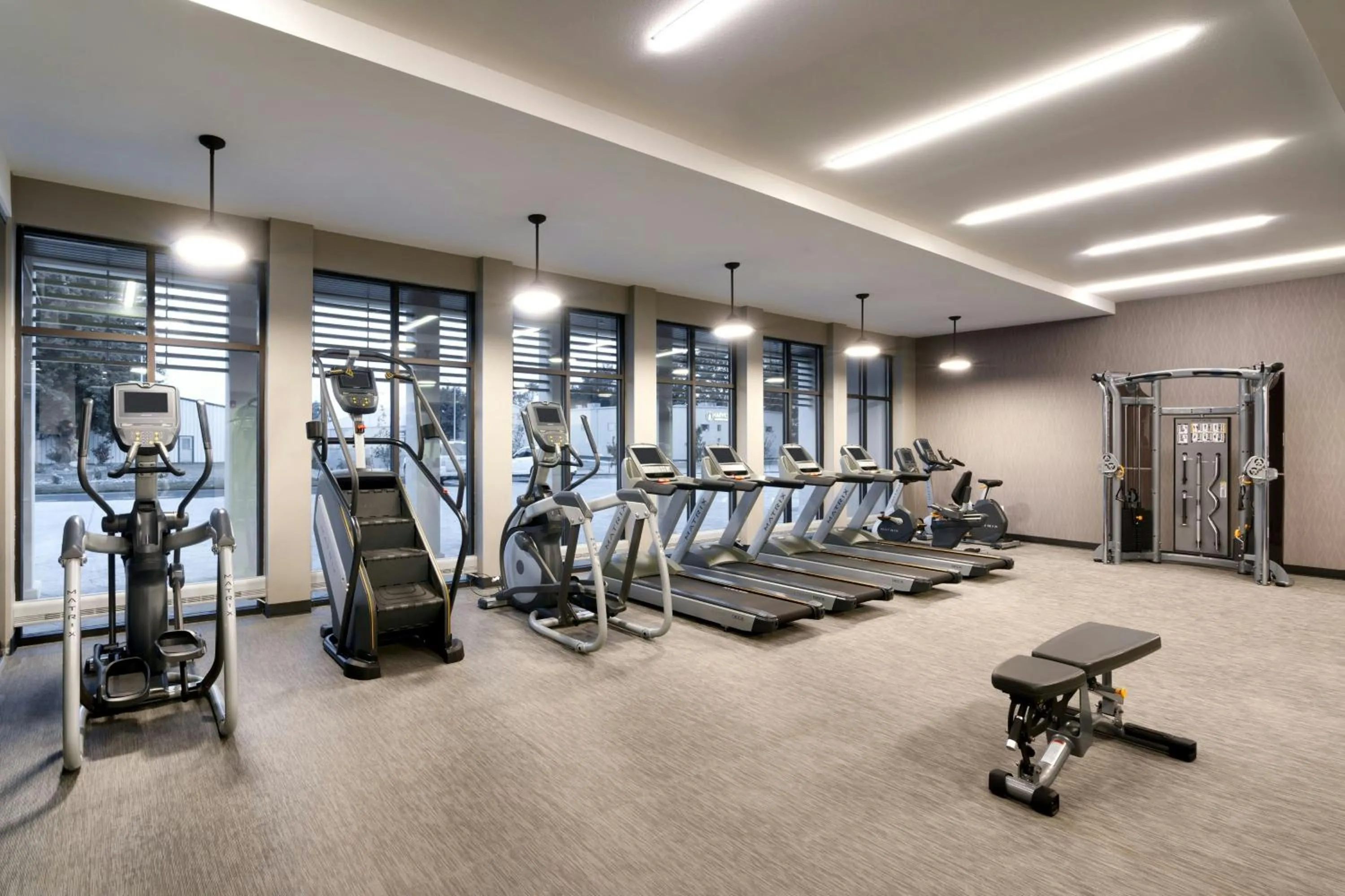 Fitness centre/facilities in Courtyard Ames