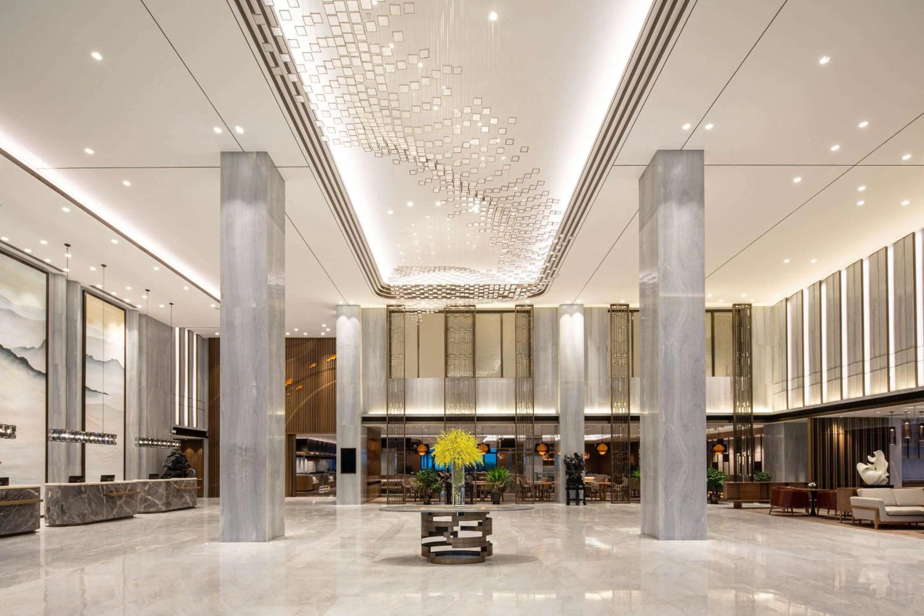 Lobby or reception in Wyndham Shanghai Pudong