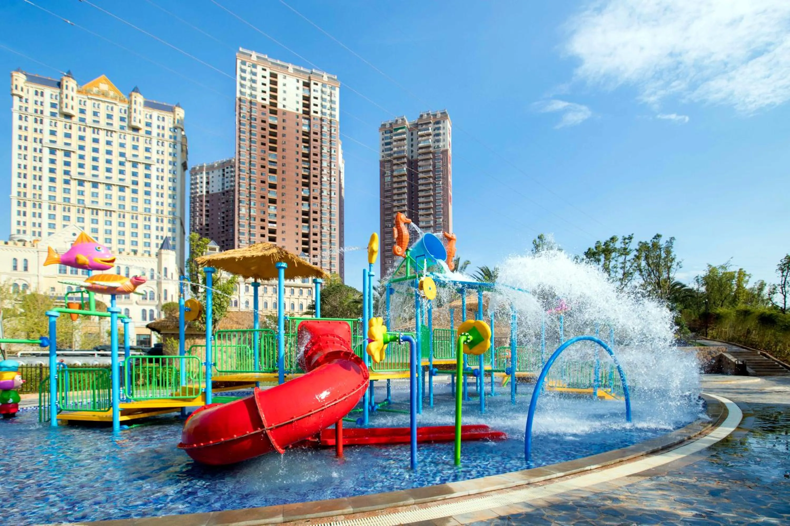 Children play ground in Wyndham Grand Kunming East