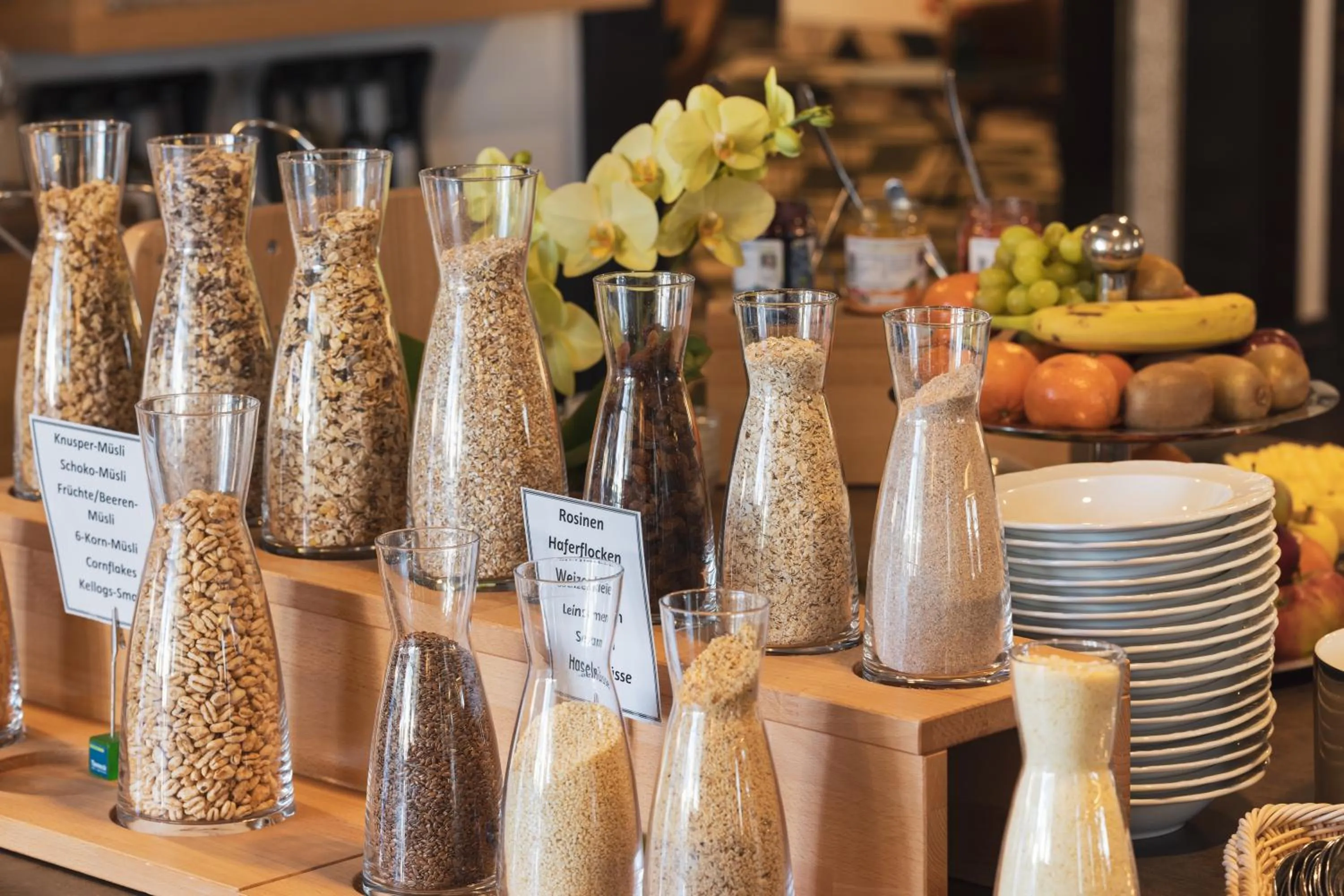 Buffet breakfast in Hotel Tanneck