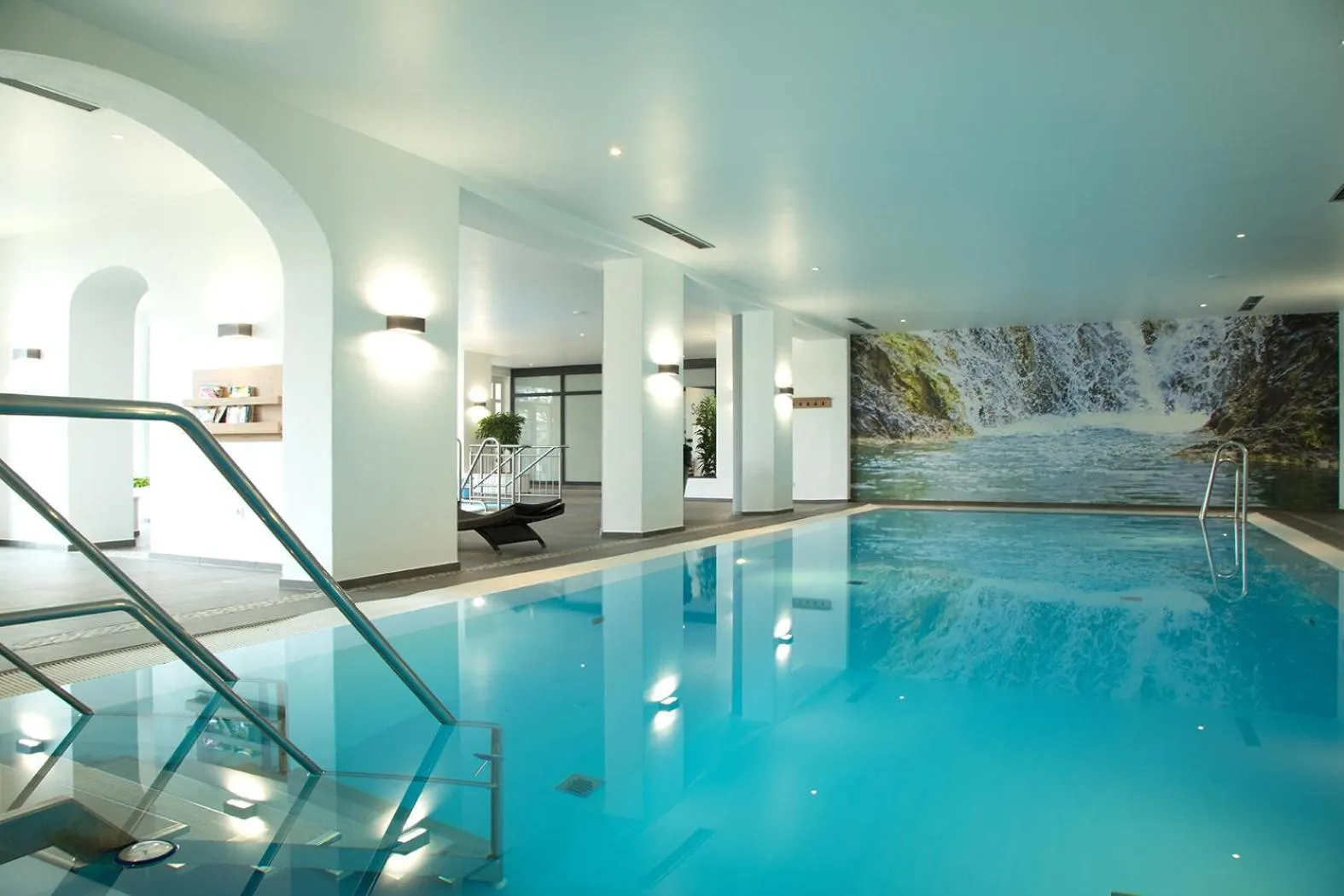 Pool view in Hotel Tanneck