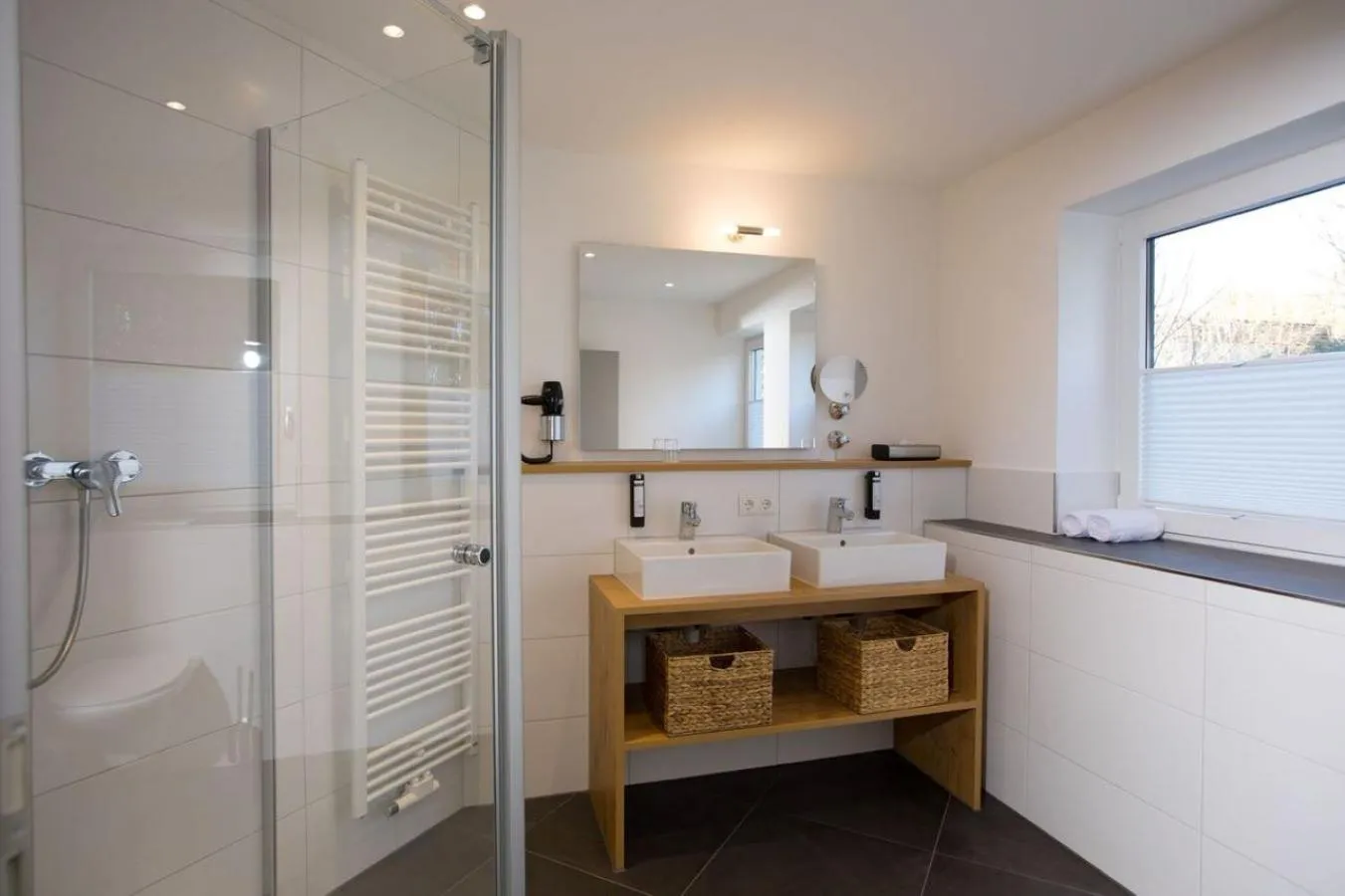 Shower in Hotel Tanneck