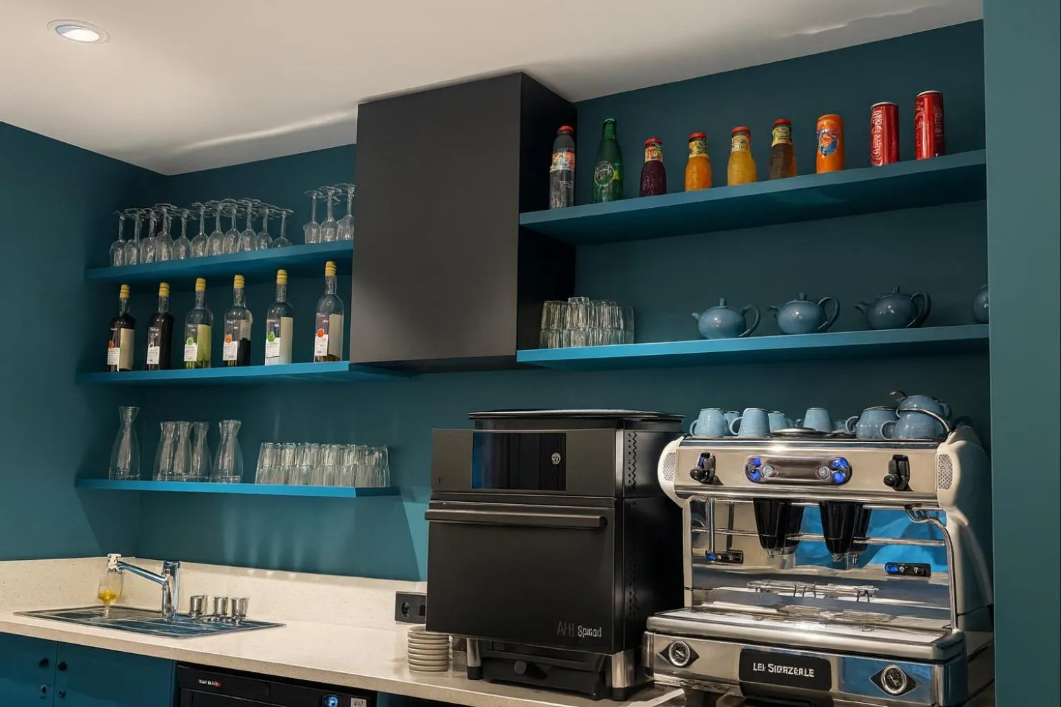 Lounge or bar in Logis Hôtel de Port d'Alon - St Cyr sur Mer