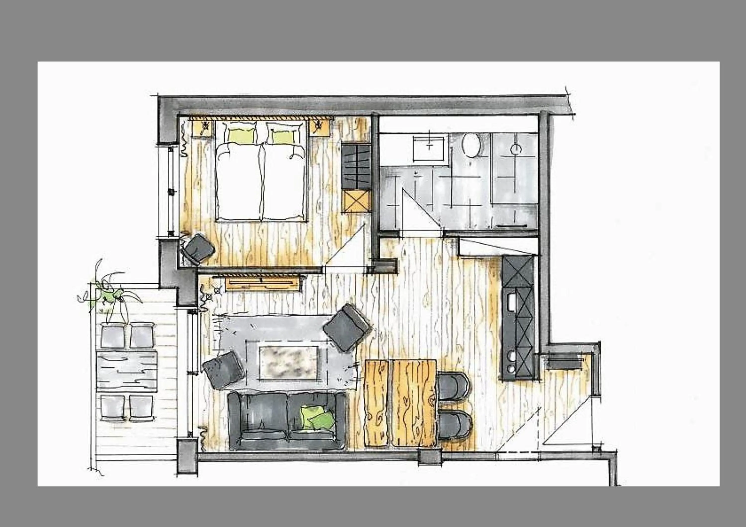 Bathroom in moun10 urlaubswohnen