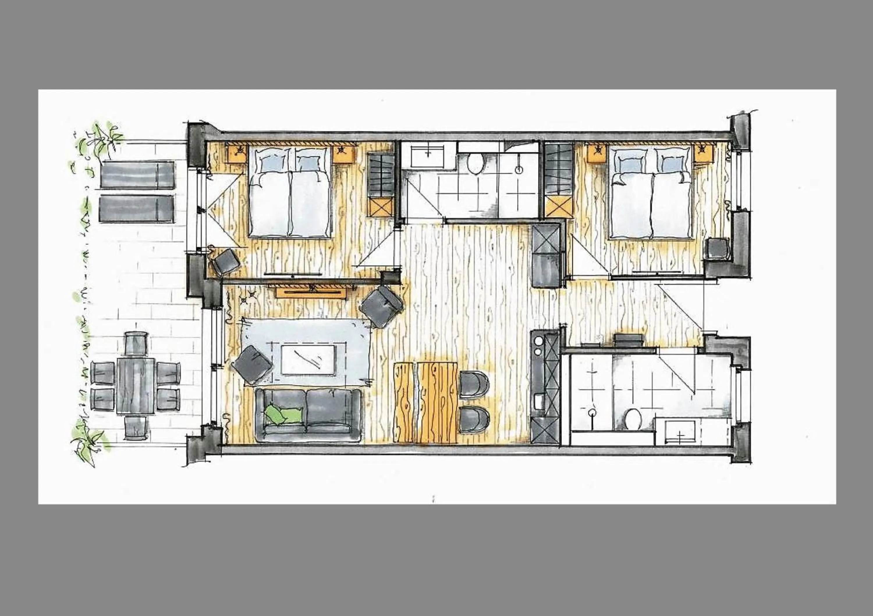 Bathroom in moun10 urlaubswohnen