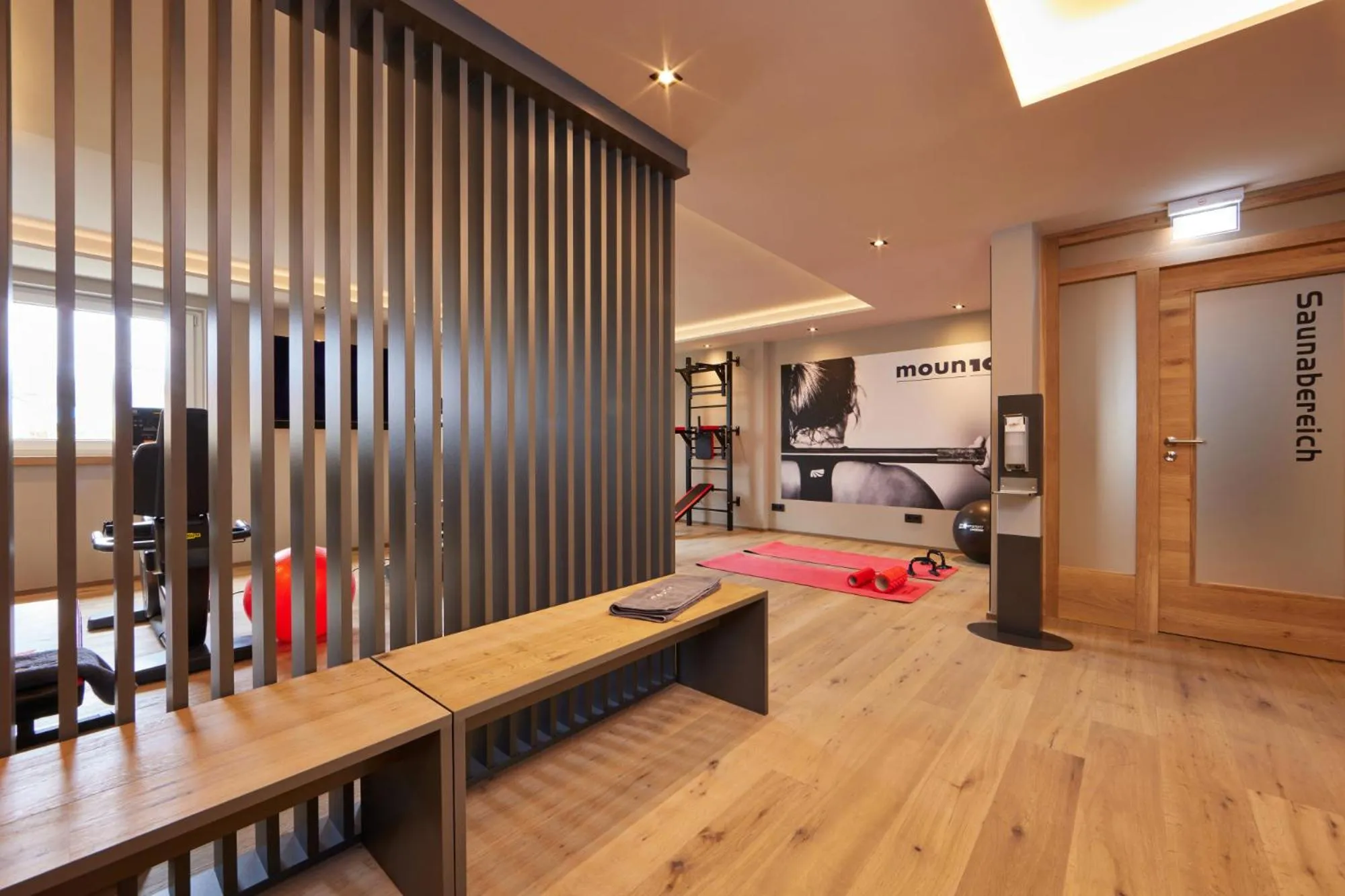 Sauna, Bed in moun10 urlaubswohnen