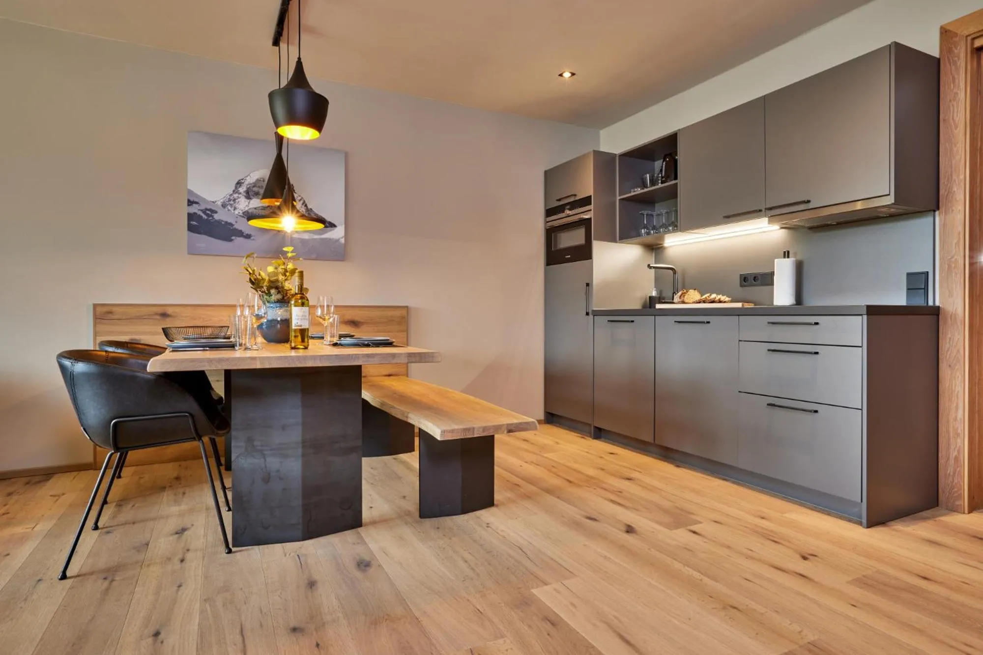 Kitchen or kitchenette in moun10 urlaubswohnen