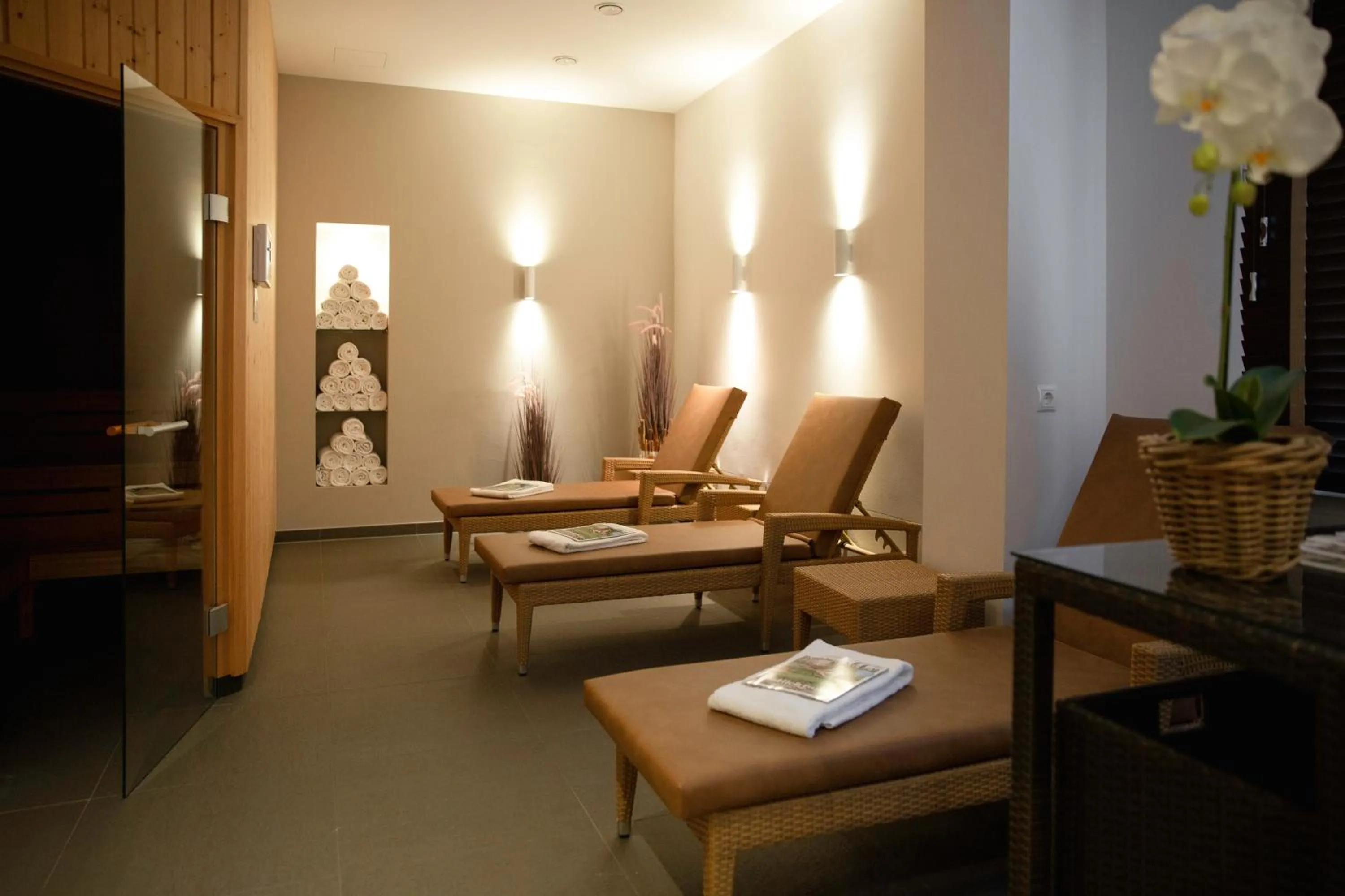 Sauna in ConventGarten Hotel & Restaurant - am Nord-Ostsee-Kanal