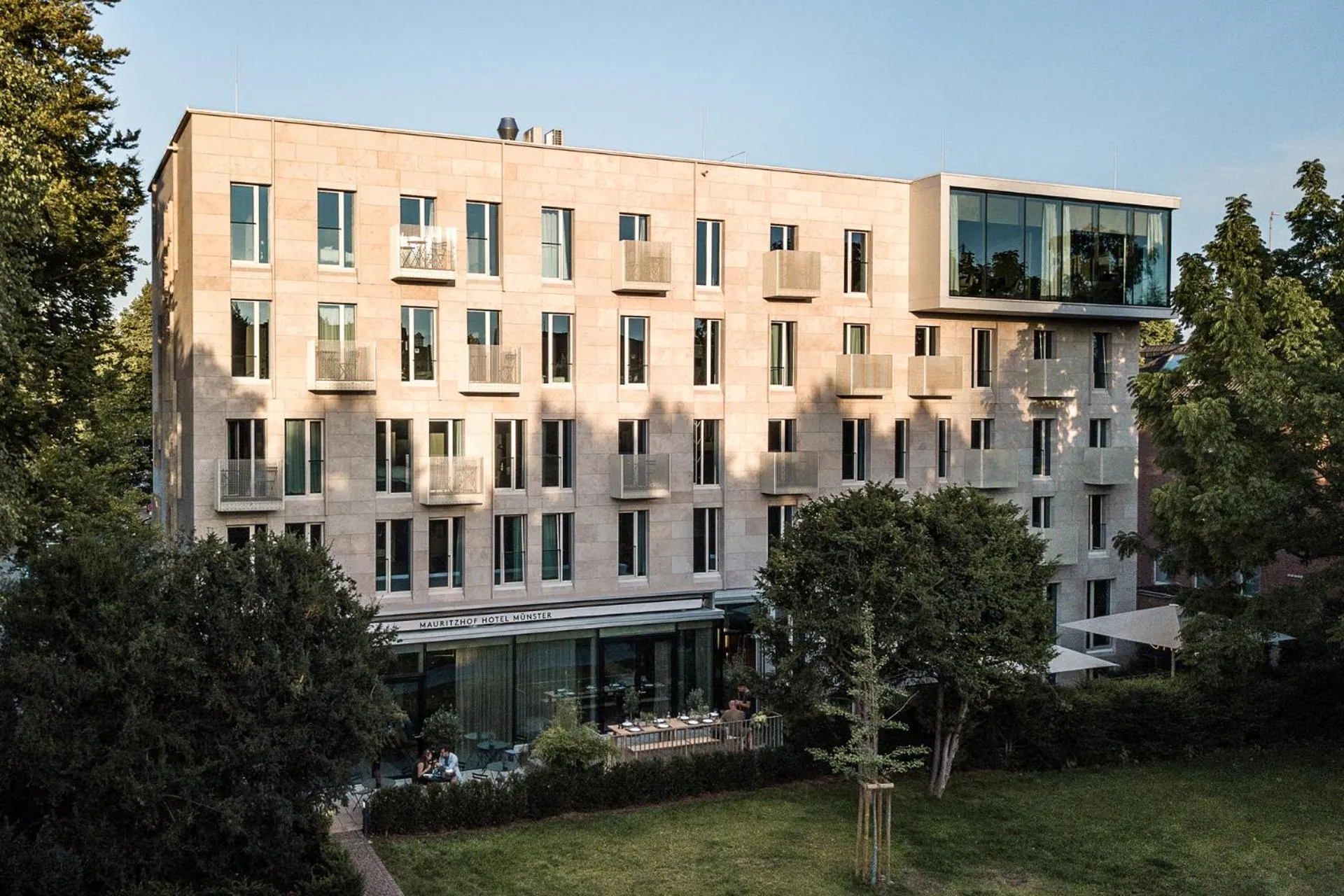 Property building in Mauritzhof Hotel Münster