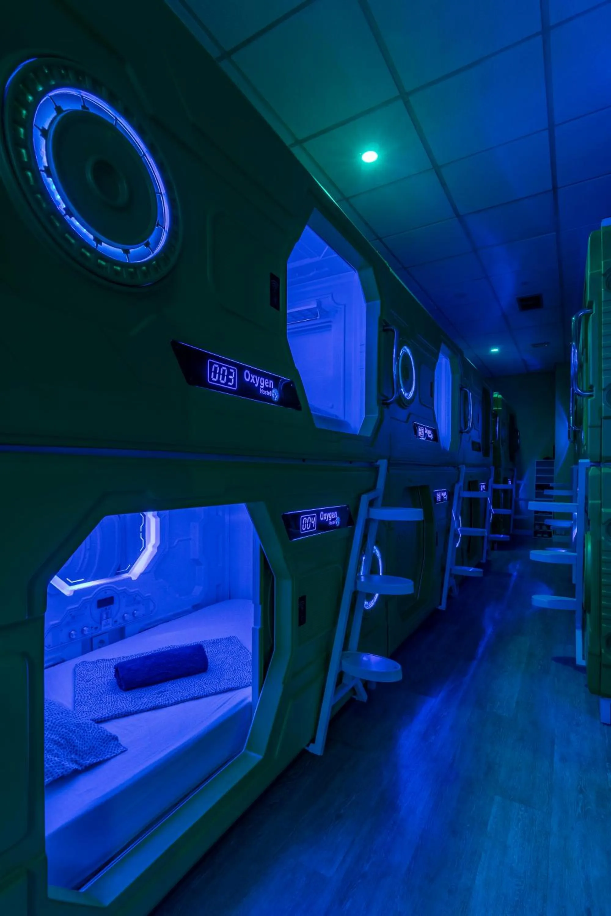 Bedroom in OXYGEN HOSTEL Capsula