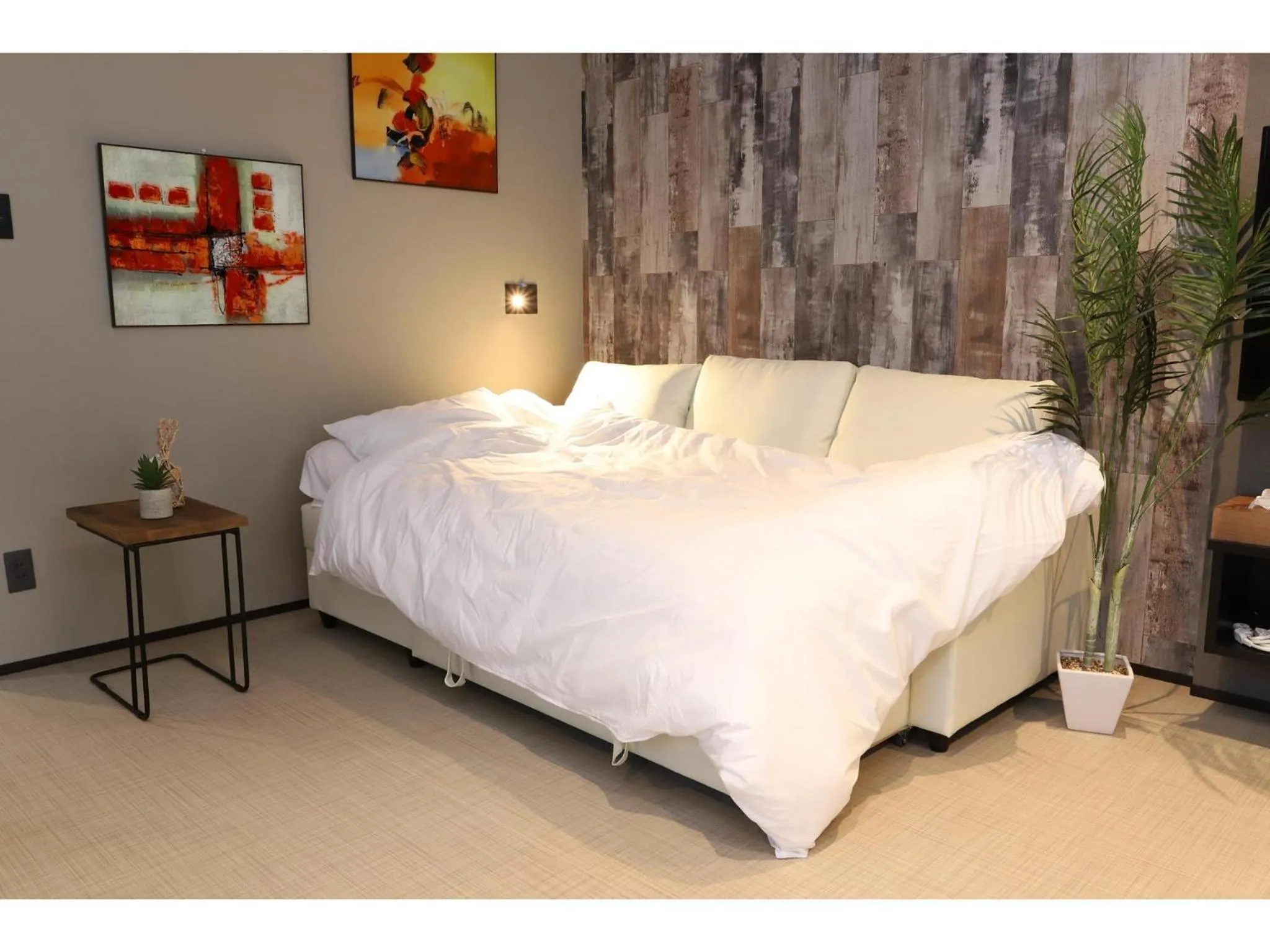 Photo of the whole room, Bed in Uchi Living Stay AOZORA