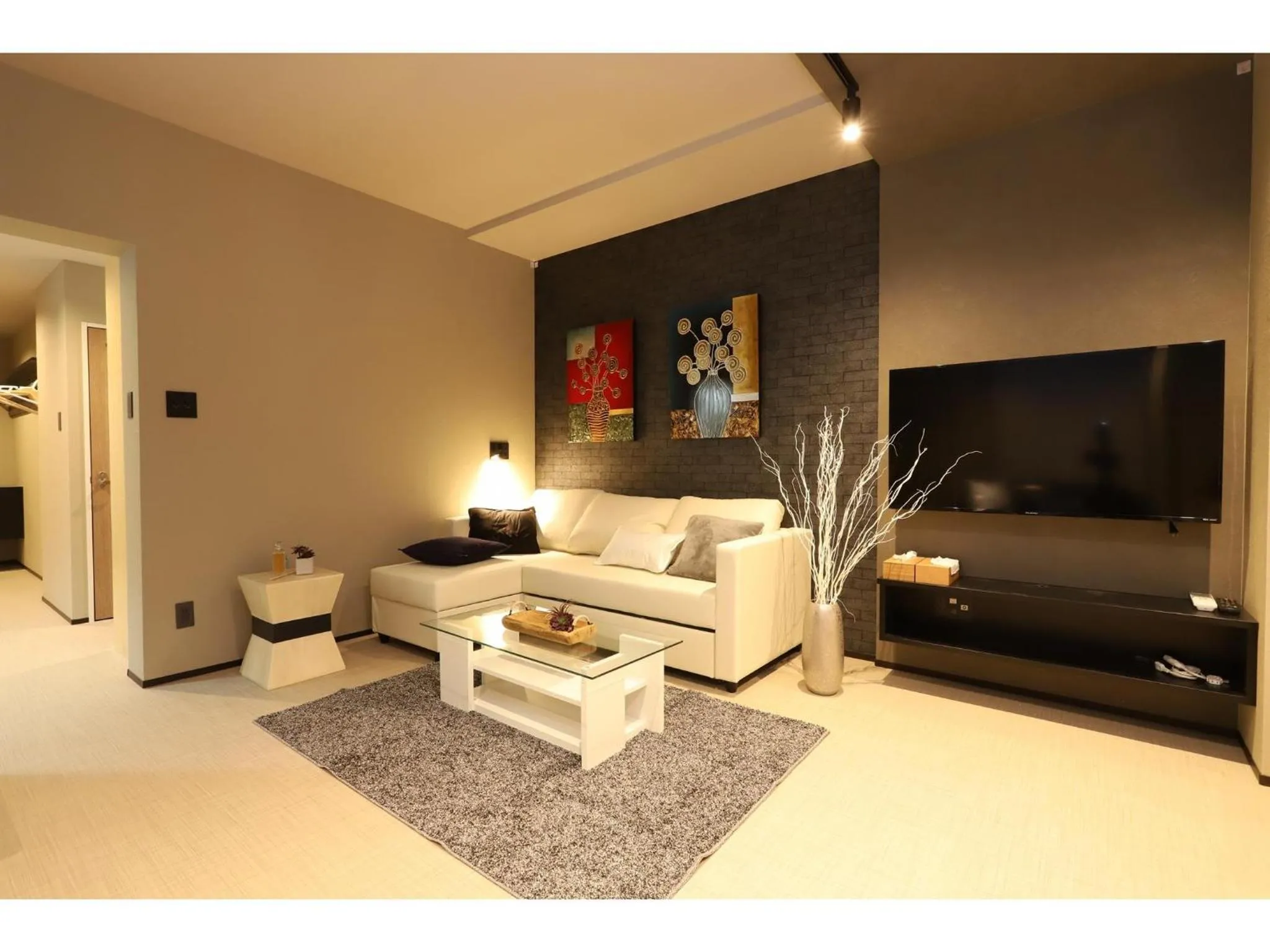 Living room in Uchi Living Stay AOZORA