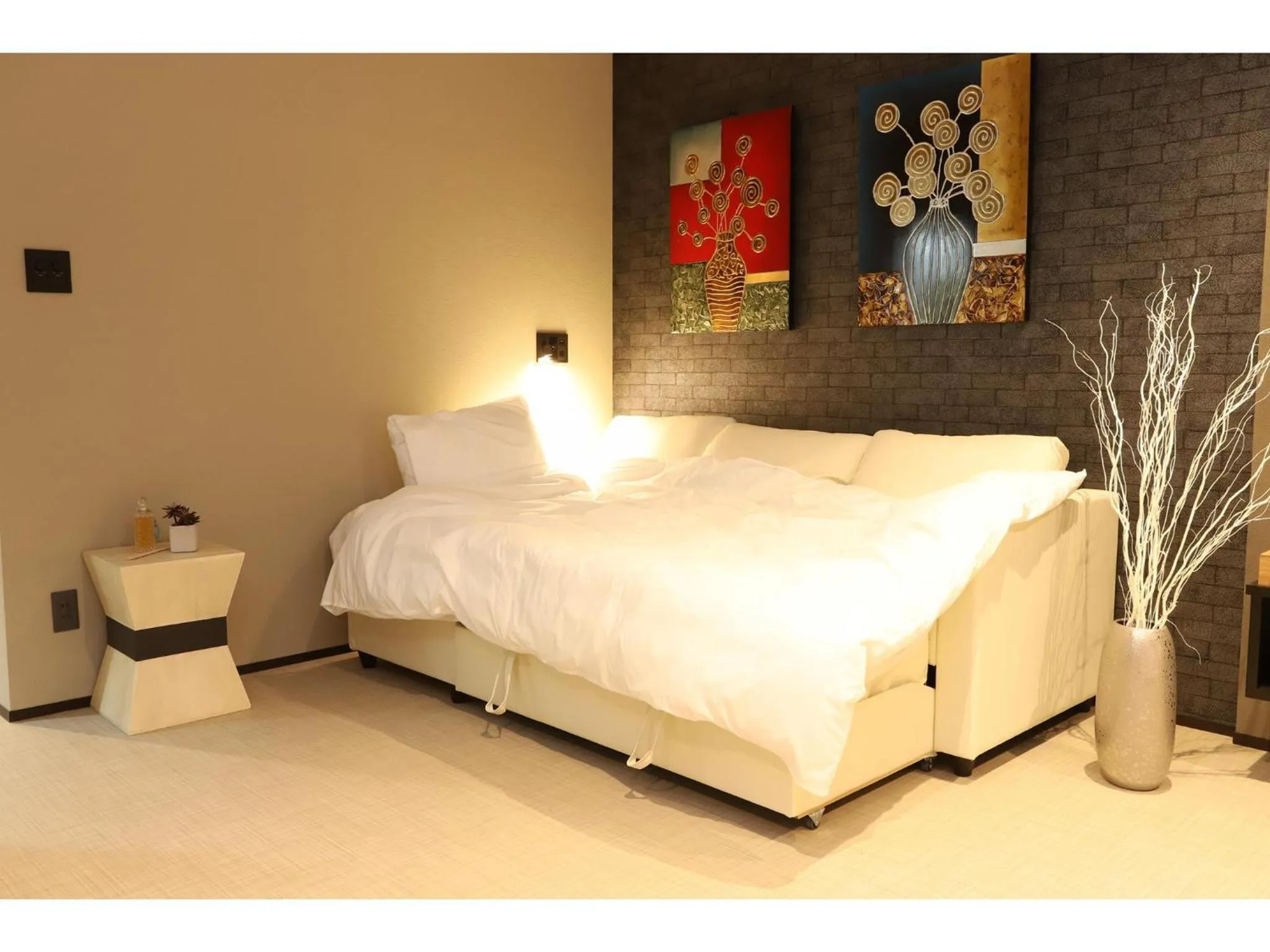 Photo of the whole room, Bed in Uchi Living Stay AOZORA