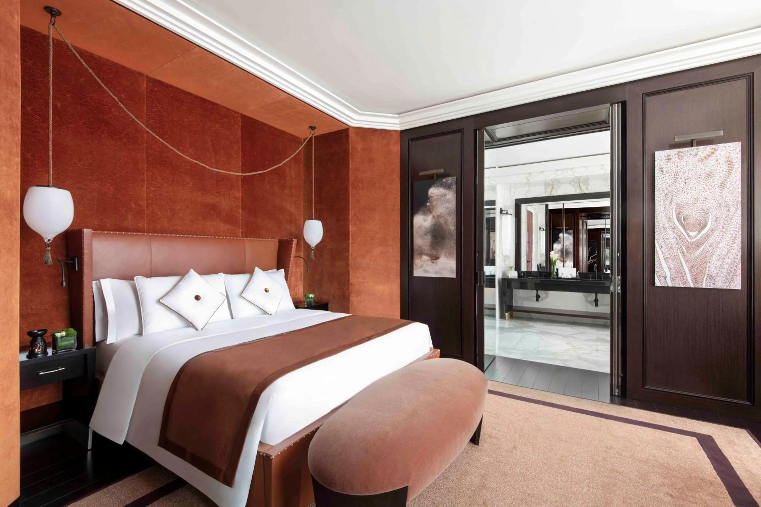 Bedroom, Bed in Banyan Tree Doha At La Cigale Mushaireb