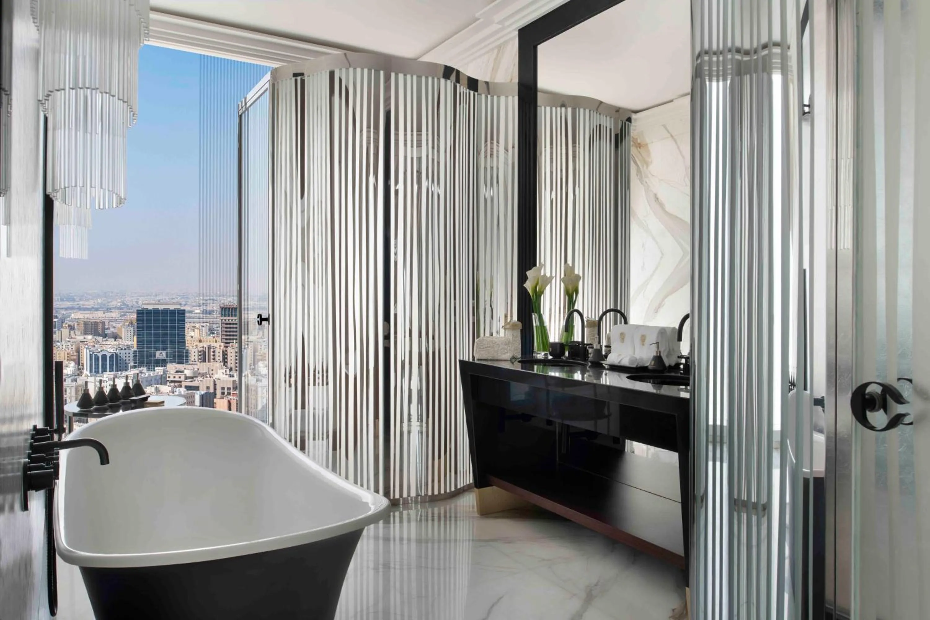 Bathroom in Banyan Tree Doha At La Cigale Mushaireb