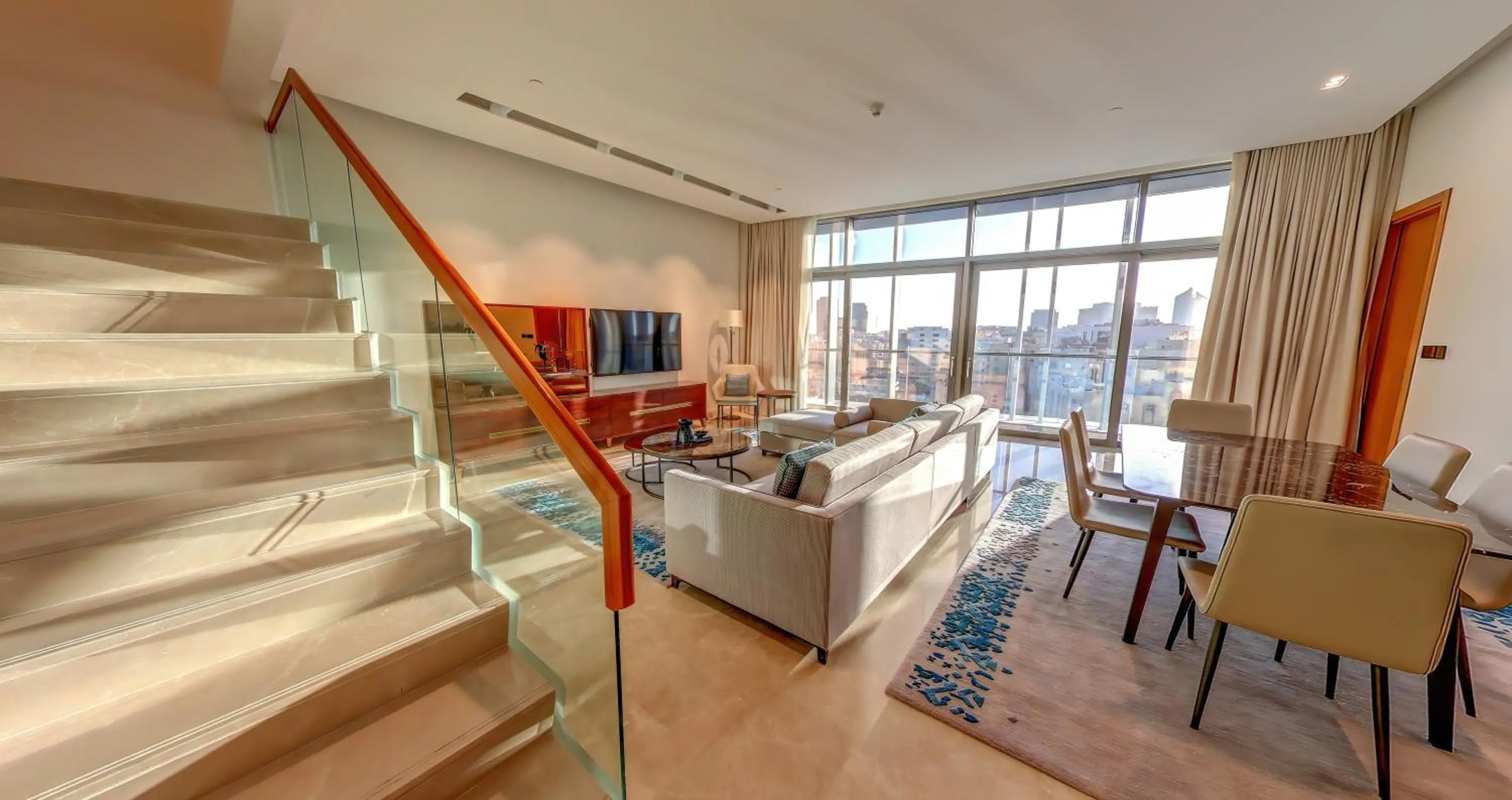 Living room in Banyan Tree Doha At La Cigale Mushaireb