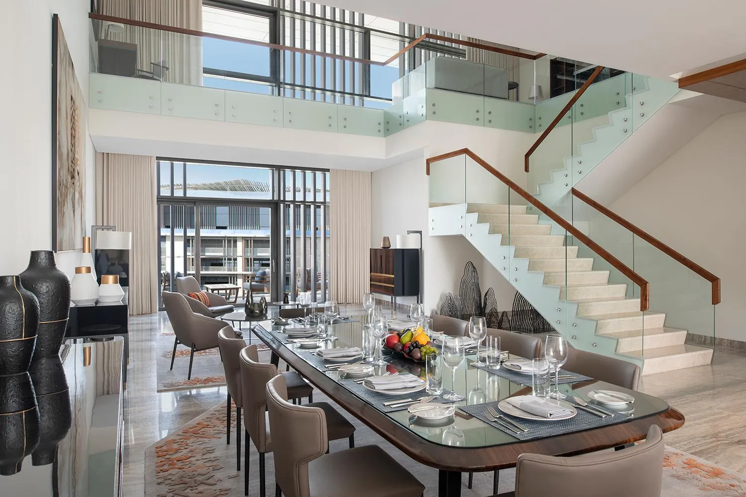 Dining area in Banyan Tree Doha At La Cigale Mushaireb