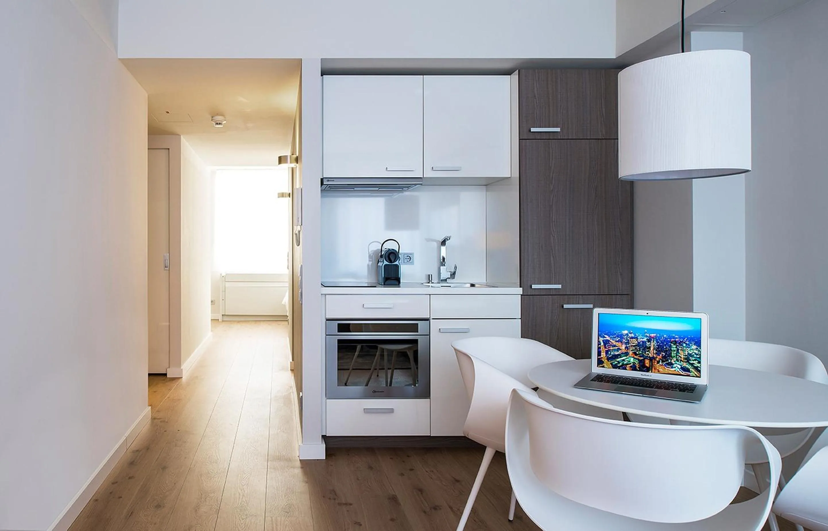Kitchen or kitchenette in Brera Serviced Apartments Frankfurt Oper