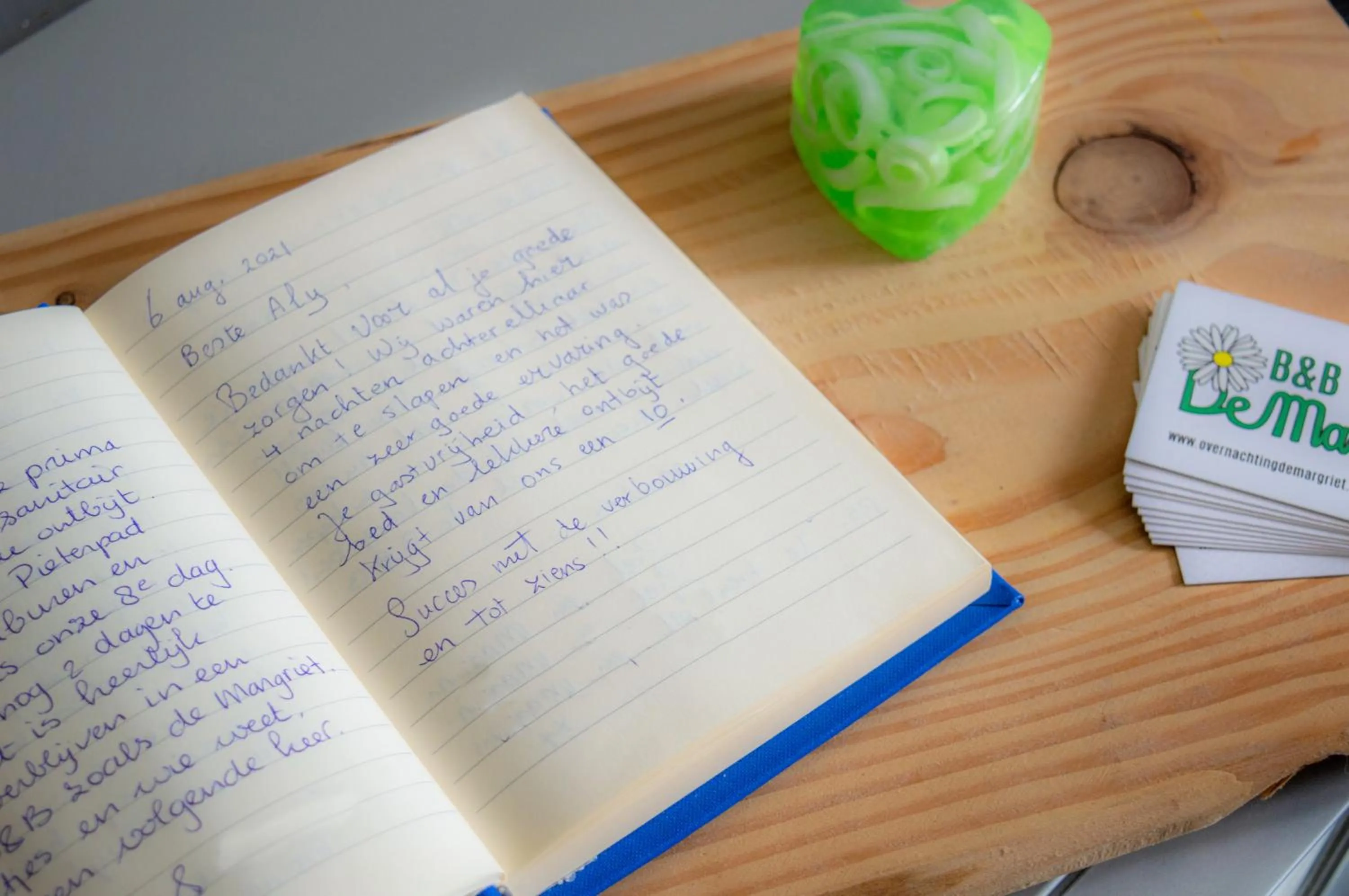 Restaurant/places to eat in B&B overnachting de Margriet