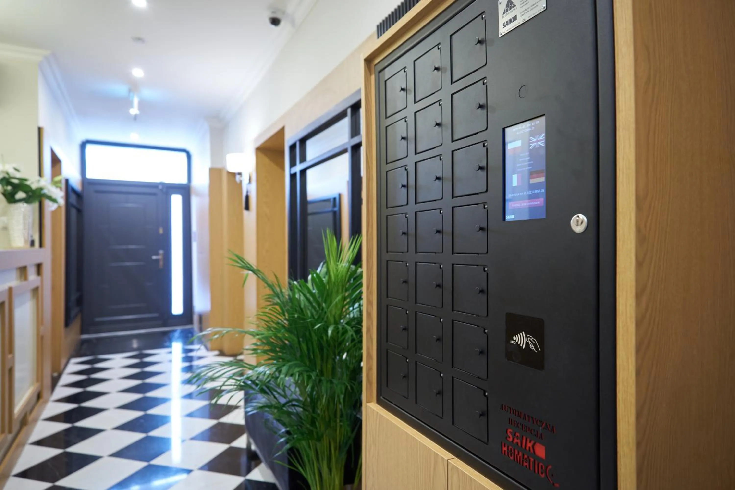 Lobby or reception in Apartamenty Klasztorna 25