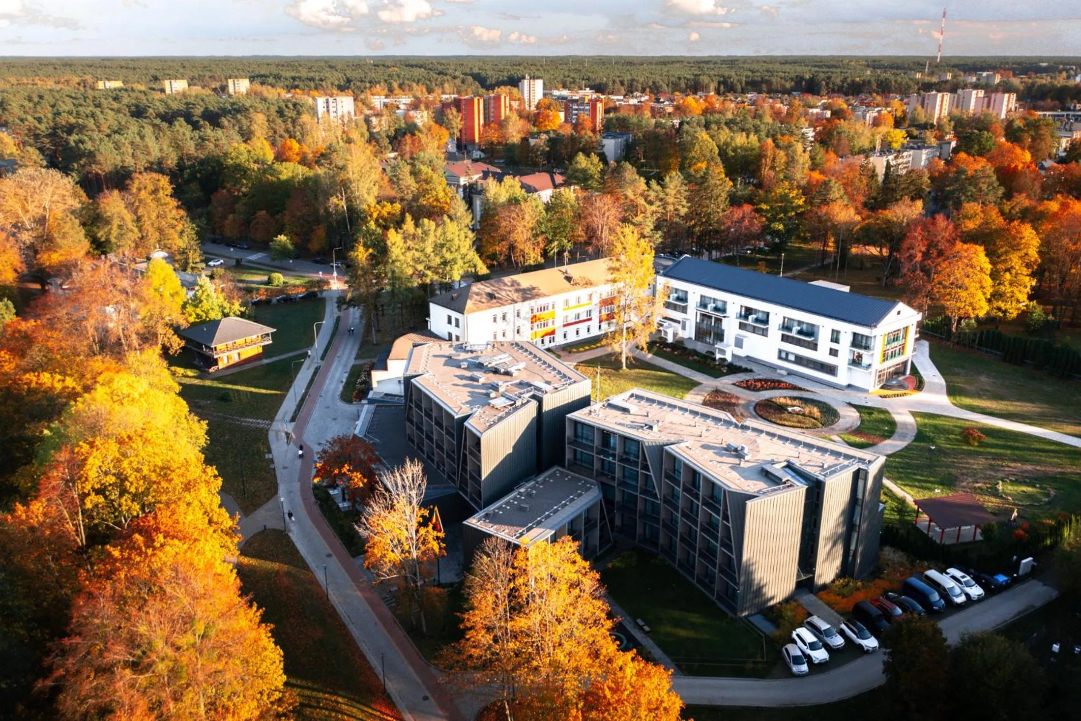 Bird's eye view in Amberton Green SPA Druskininkai