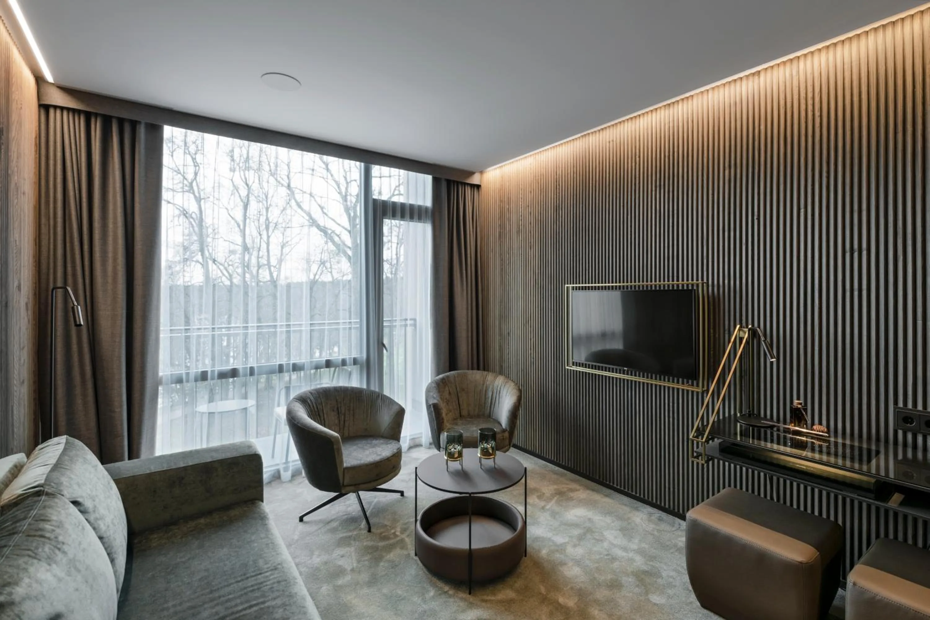 TV and multimedia in Amberton Green SPA Druskininkai