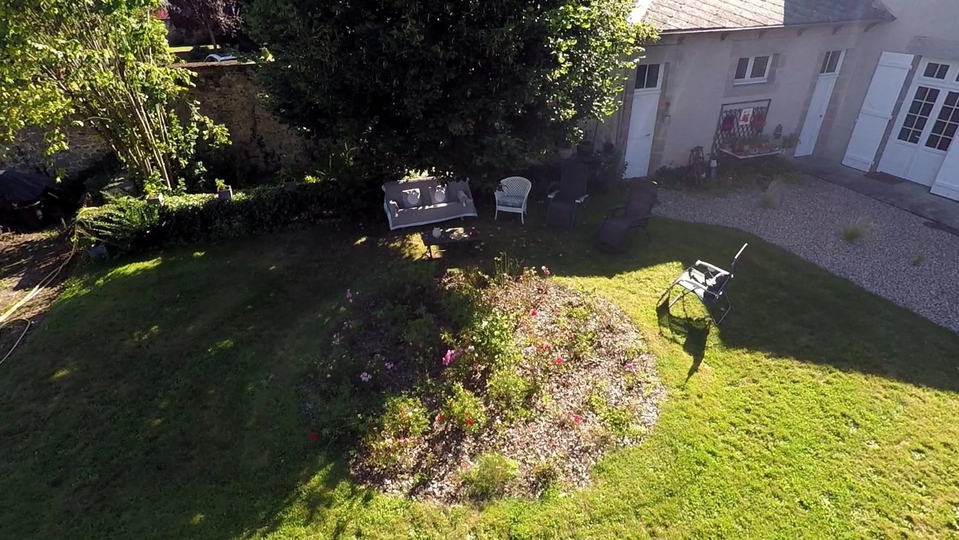 Garden view in Le Clos de La Muse