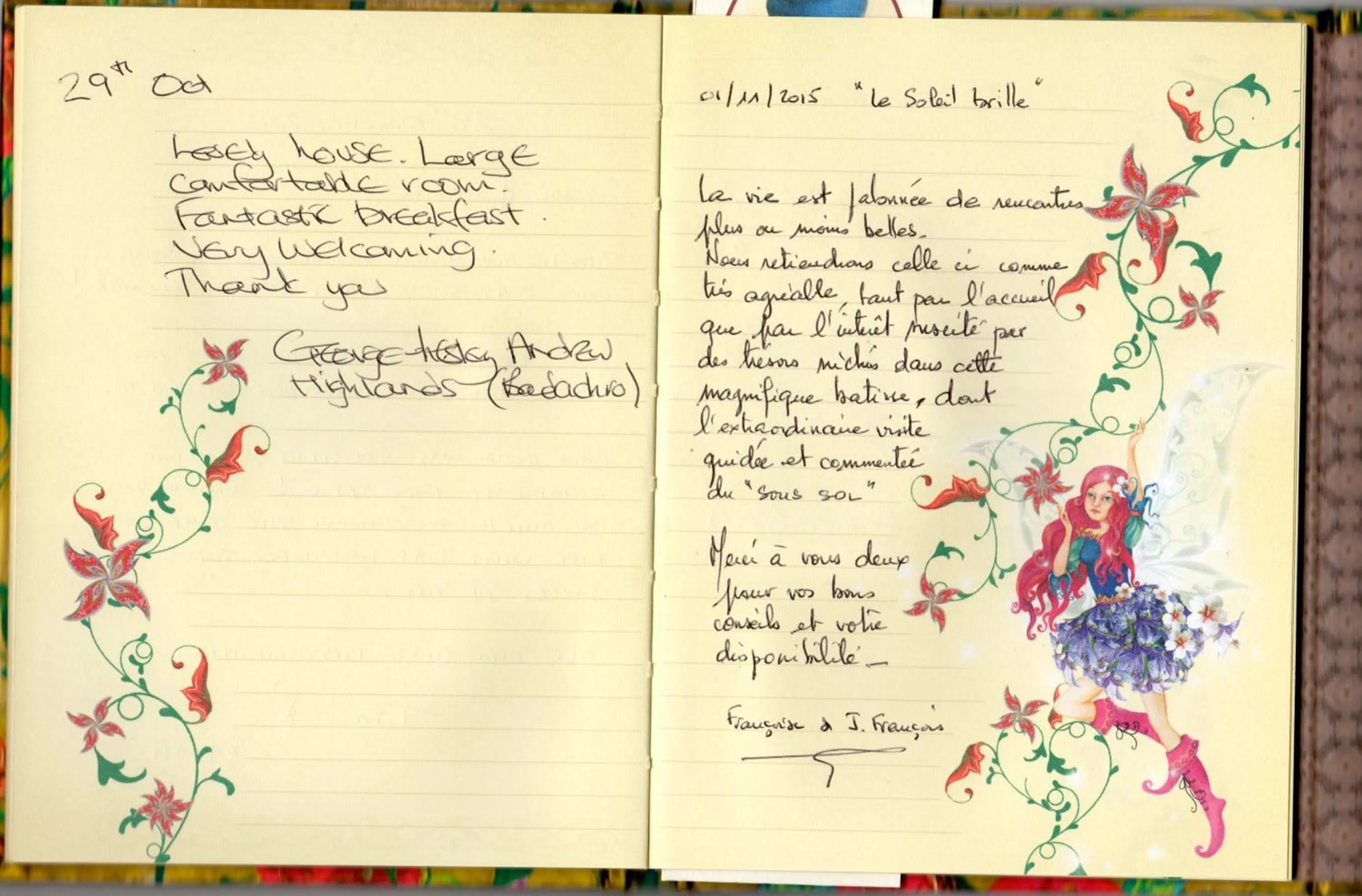 People in Le Clos de La Muse