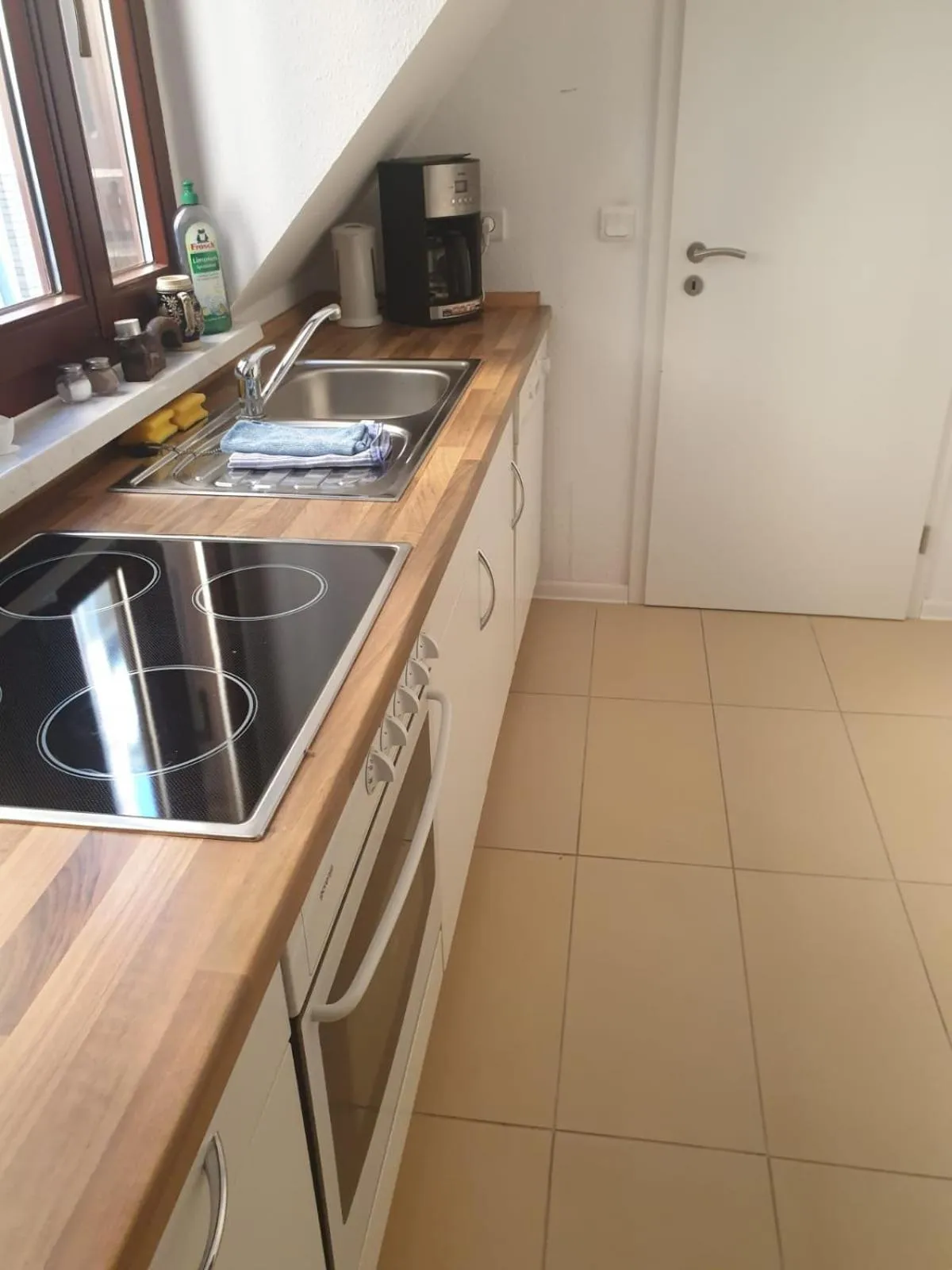 Kitchen or kitchenette in Gwuni B&B