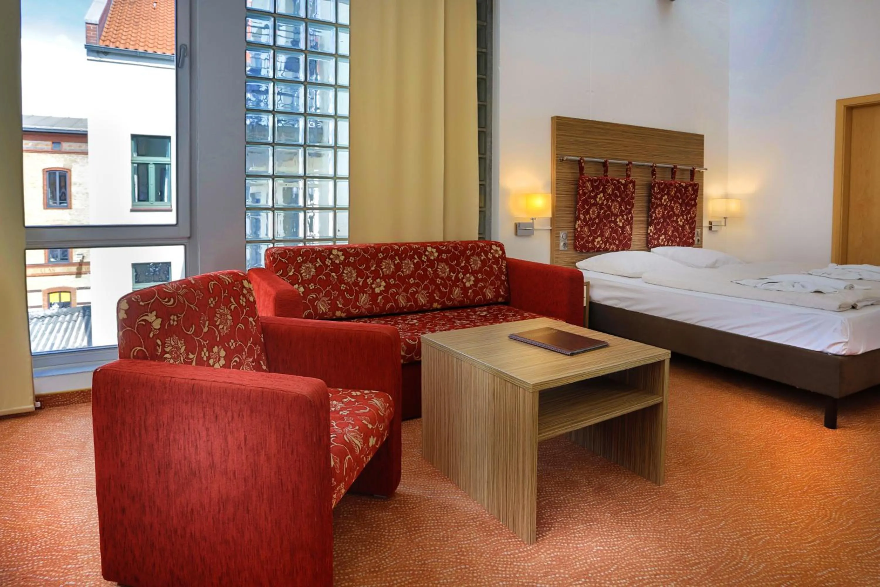 City view, Bed in Hiddenseer Hotel