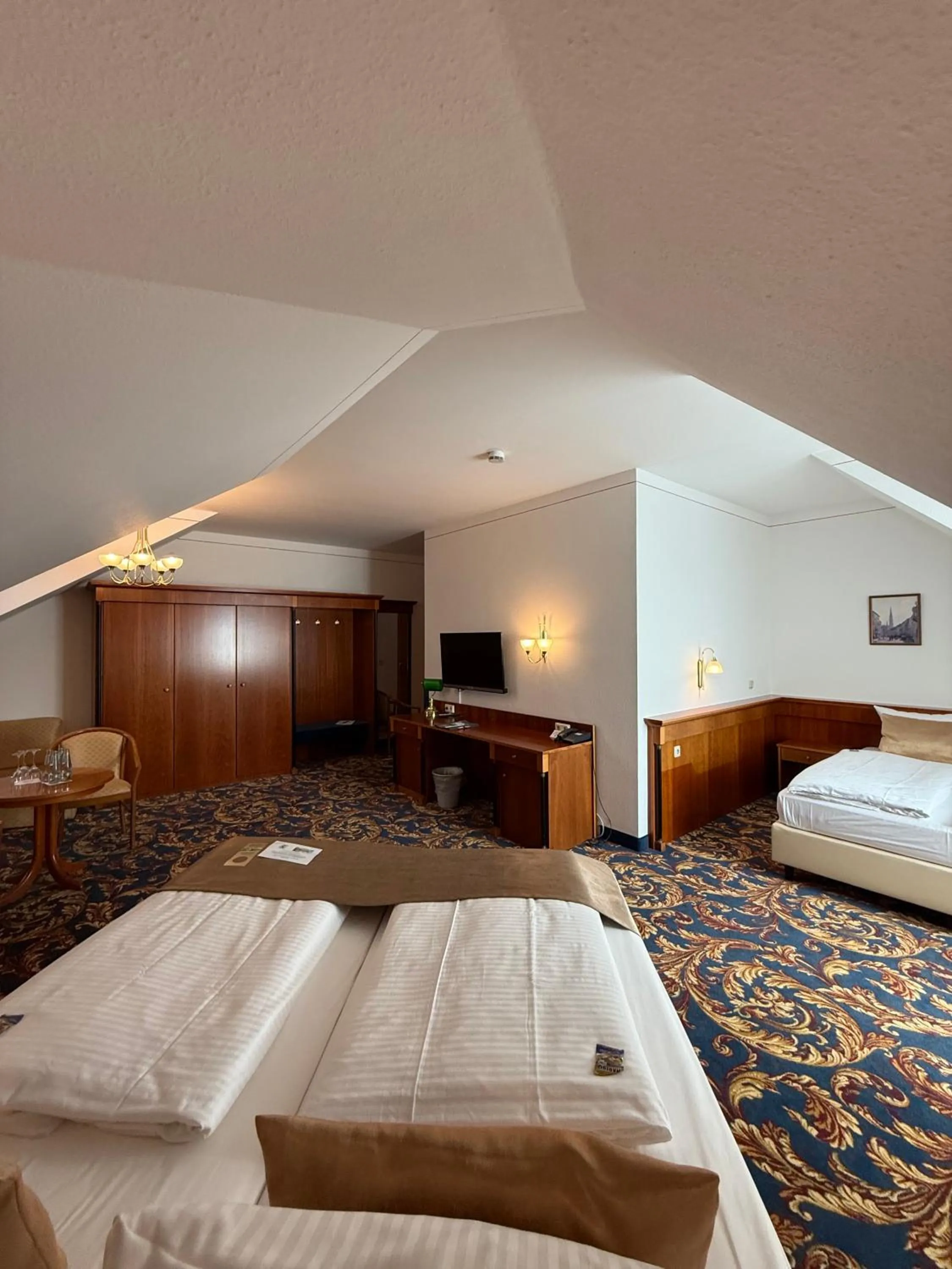 Photo of the whole room, Bed in Hotel Bachmühle