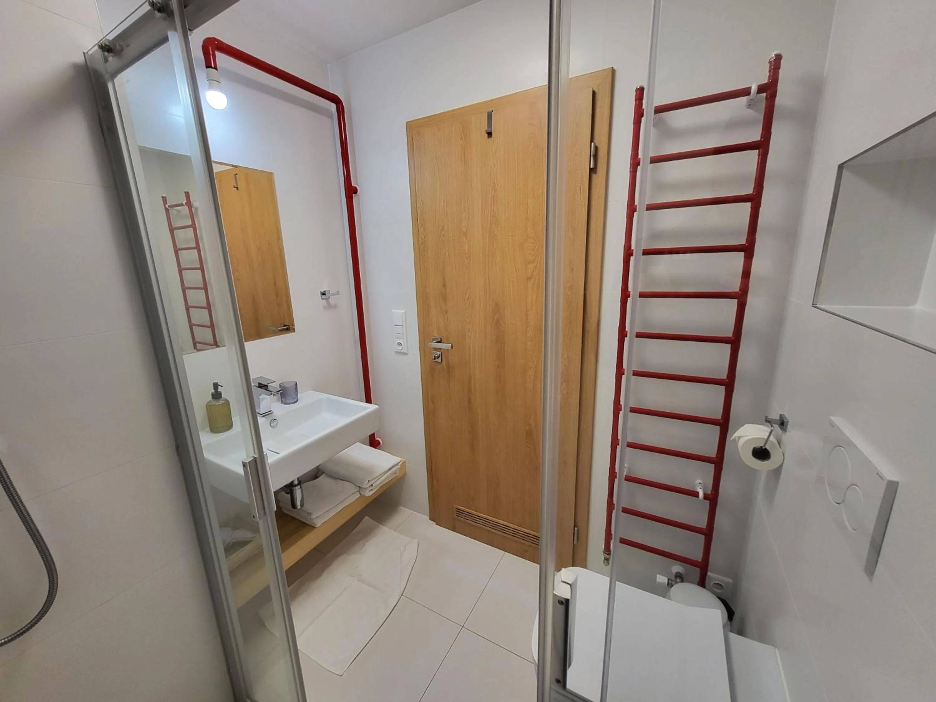 Bathroom in Pension Jitřenka Hřensko - Breakfast Included & Free Parking